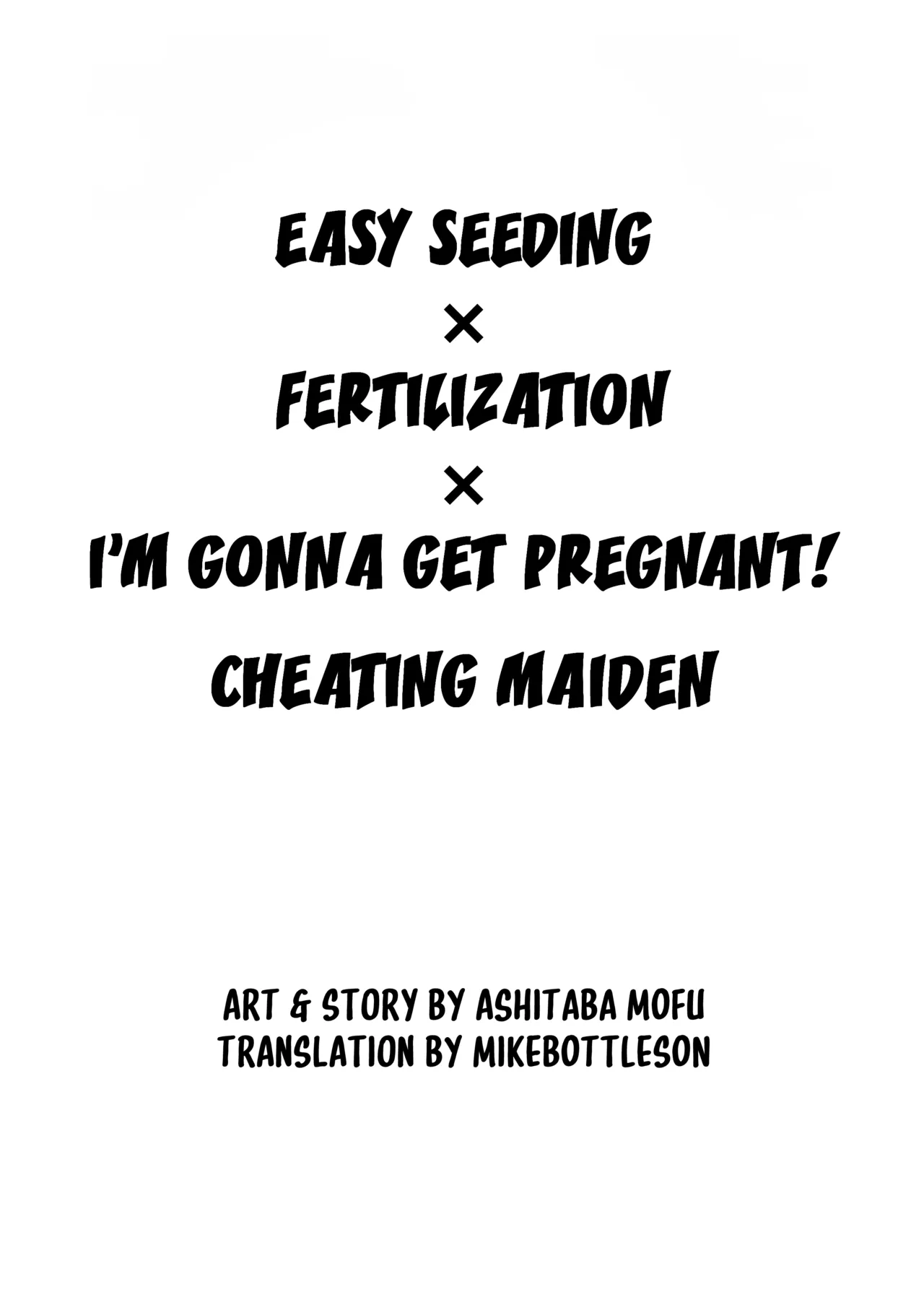 Easy Seeding × Fertilization × I'm Gonna Get Pregnant! - Cheating Maiden | Otegaru ni Tanetsuke x Jusei x Chakushou Sarechau "Cunning Musume" page 2 full