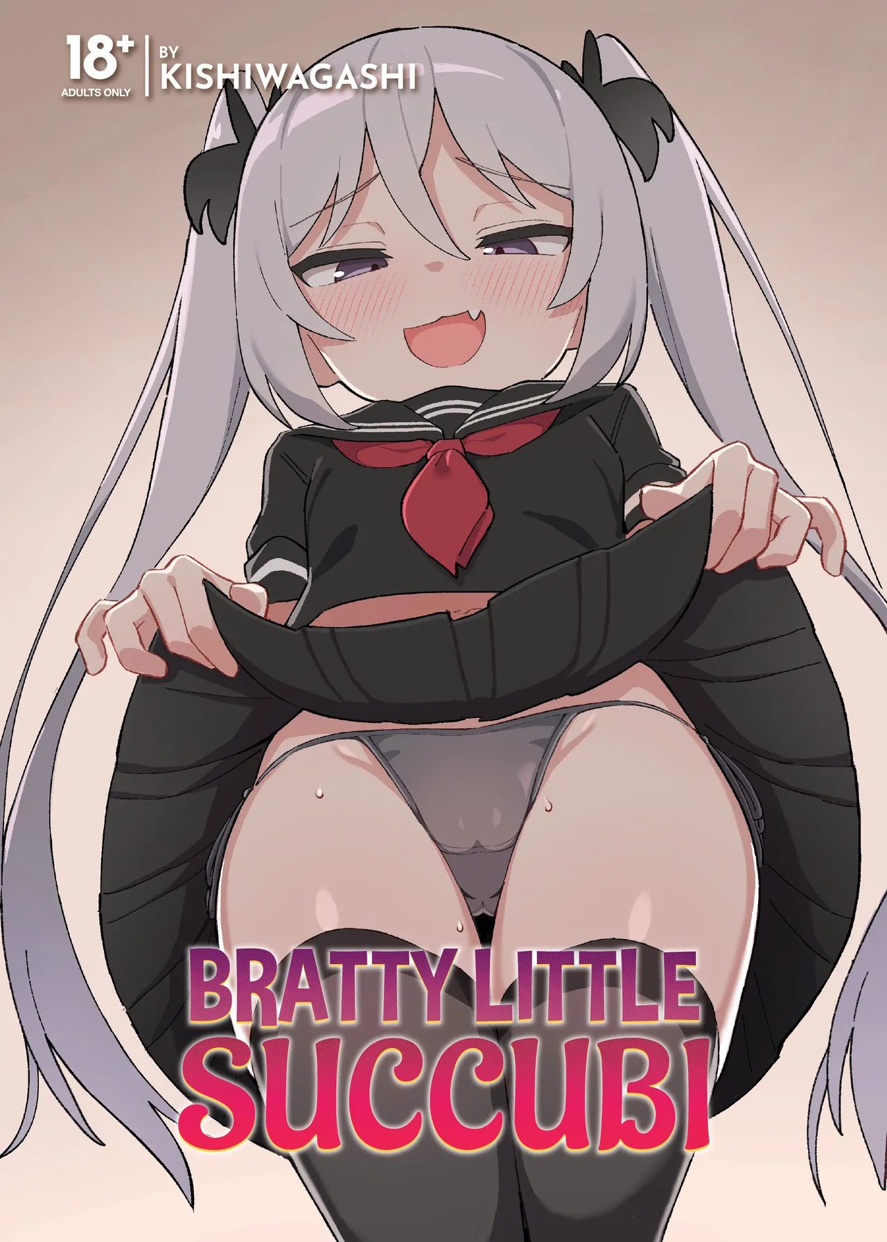 Mesugaki Succubus-tachi ni Shiboritorareru Hon | Bratty Little Succubi page 1 full