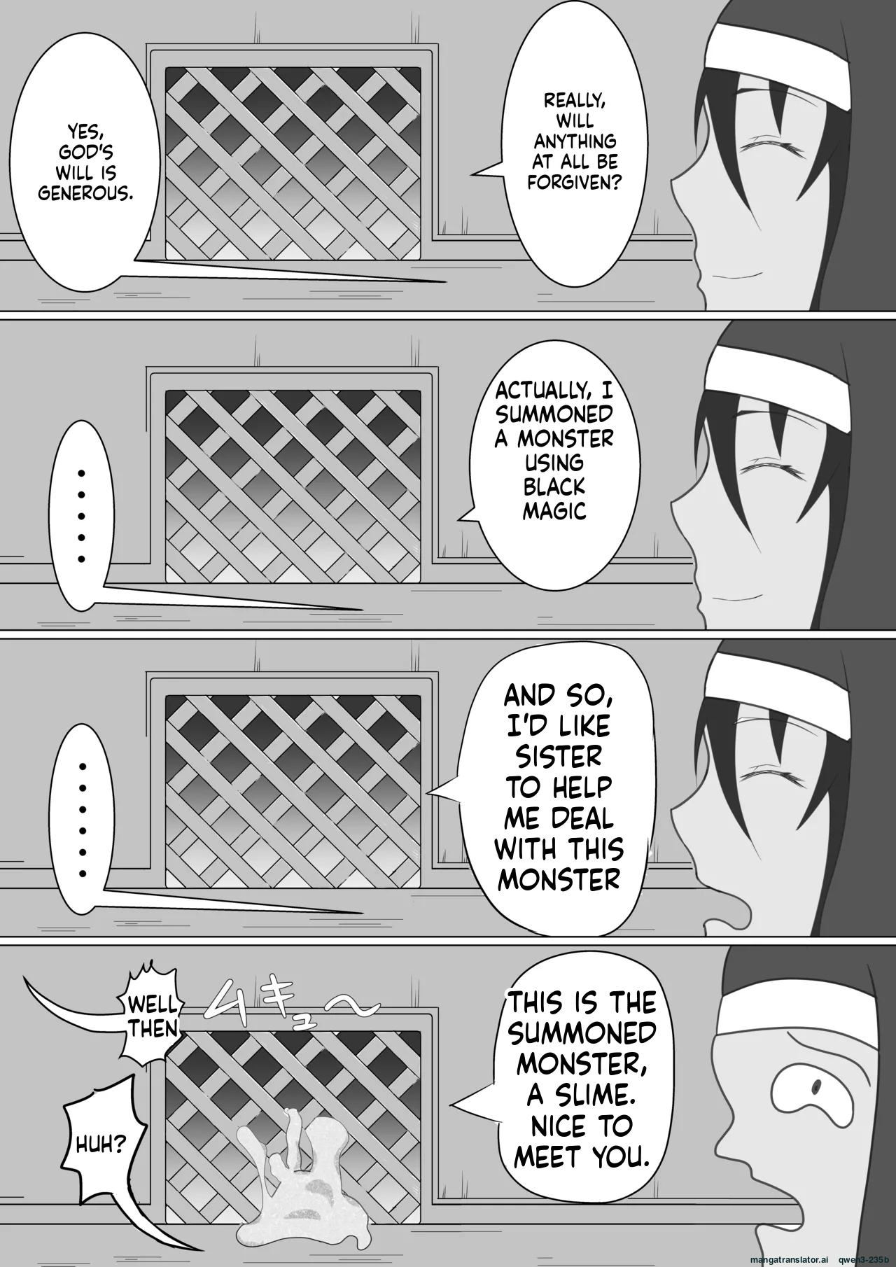 Kasshoku Sister ga Slime Shokushu ni Osowareru Hanashi page 3 full