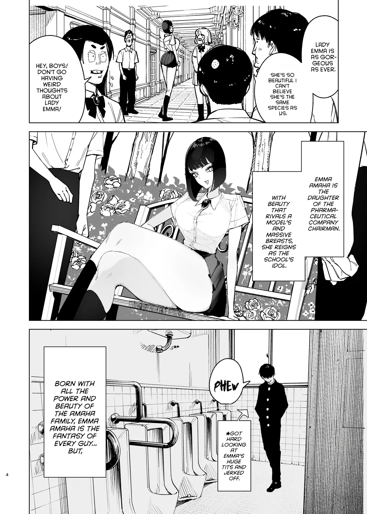 Reijou Saimin 2~Seikaku Kuzu no S-kyuu Ojou-sama o Kimo Oyaji ga Kanzen Shihai~ | Posh Girl Trance ~ An Upper-class, posh girl with a nasty personality get's dominated by a creepy old man~ page 3 full