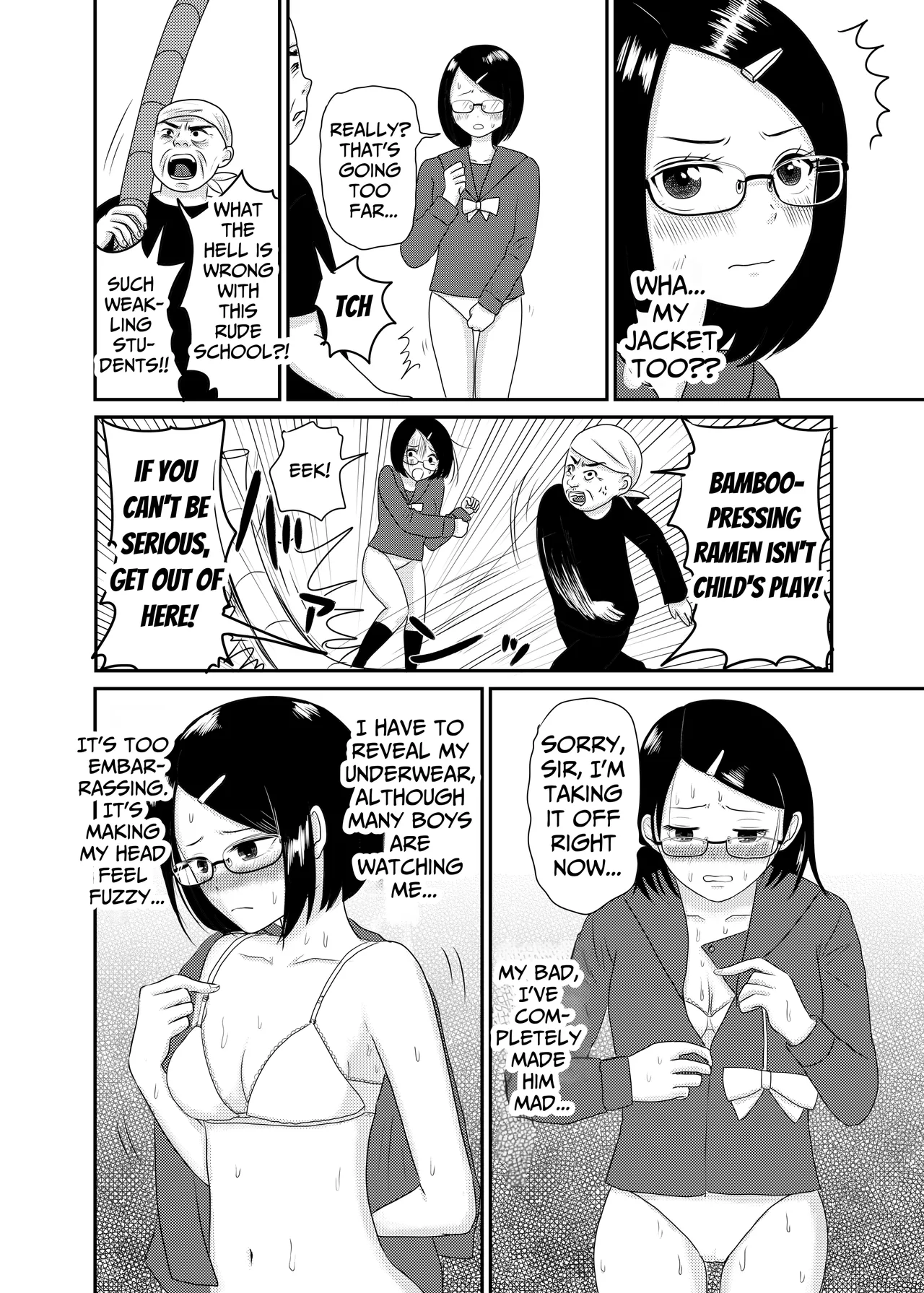 Fully Naked Humiliating Bamboo Kneaded Ramen Noodles page 6 full