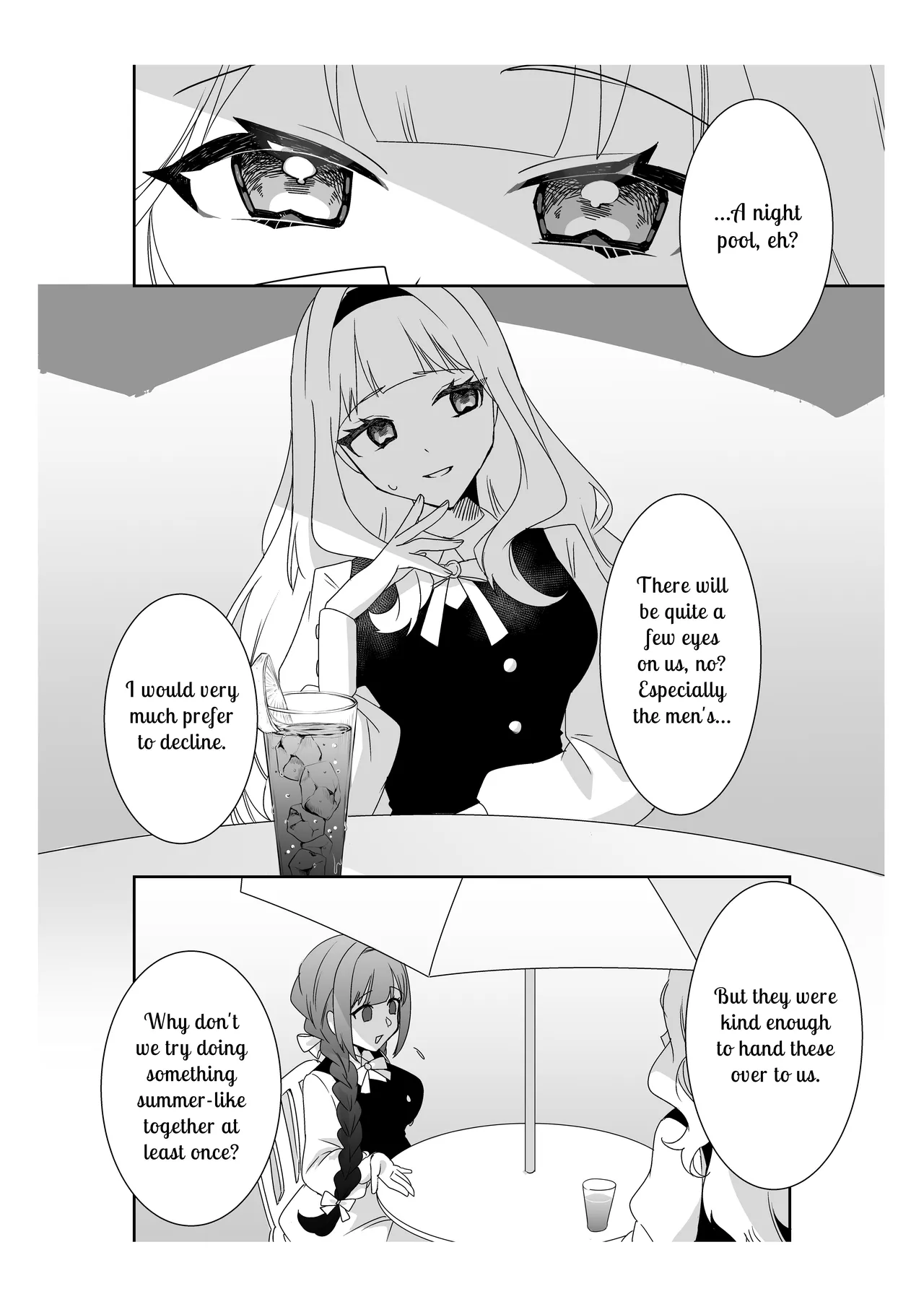Saimin Ojou-sama ~Yuri Couple wo Osou Otoko-tachi no Yokubou~ | Mindless Maidens ~A Lesbian Couple Assailed By Male Desire~ page 3 full