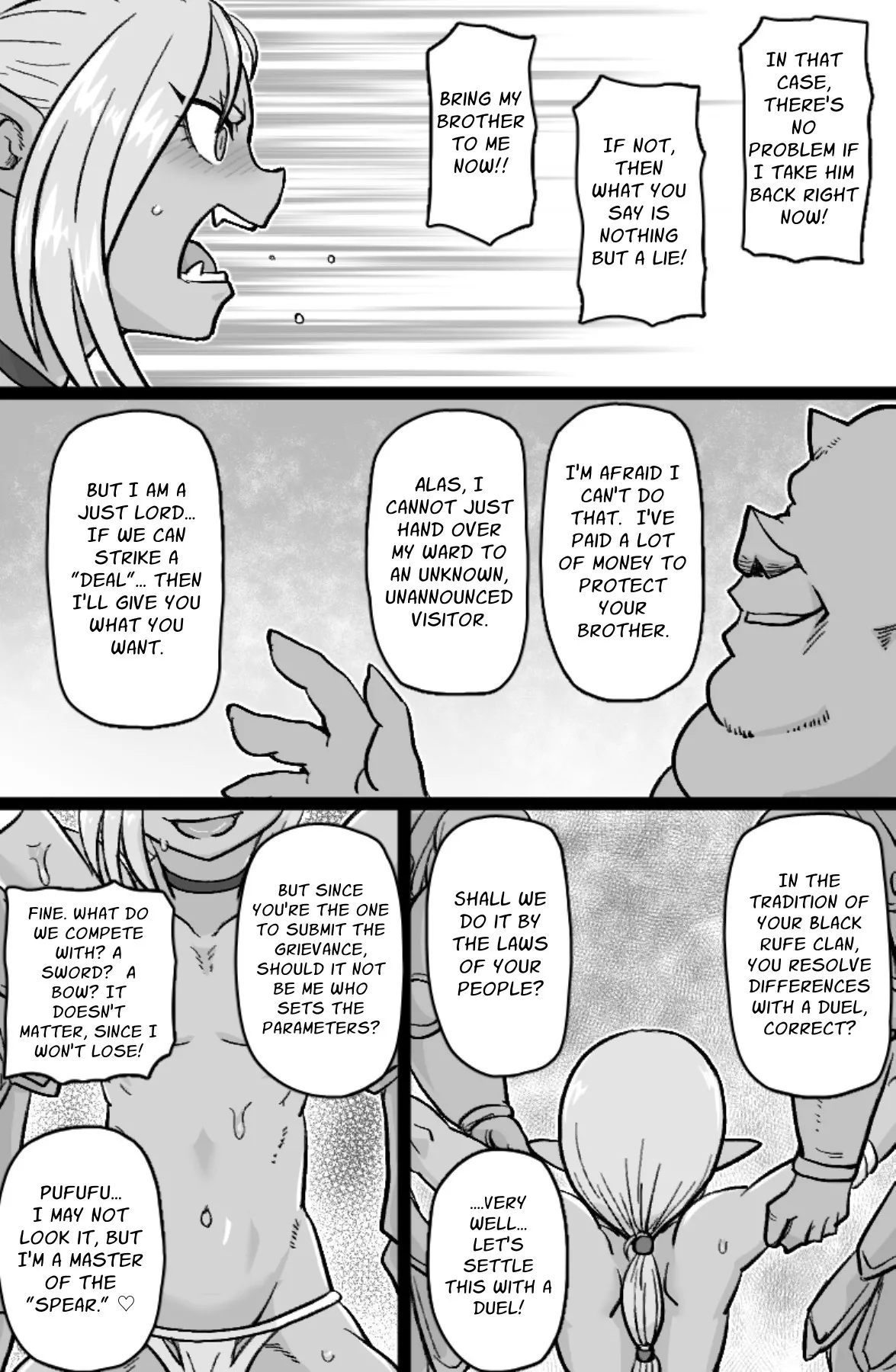Chinpo ni Makeru o Ani-sama | Dick Defeated Elves page 8 full