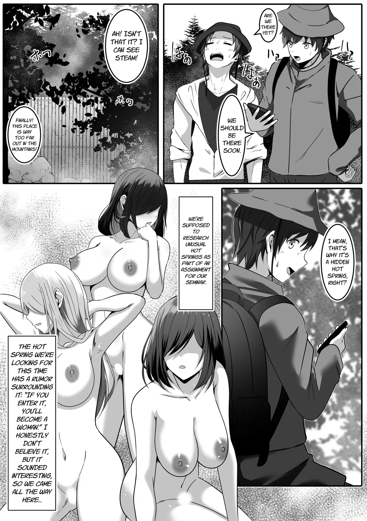 Long Soaks! The Secret Hot Spring That Turns You into a Woman page 3 full