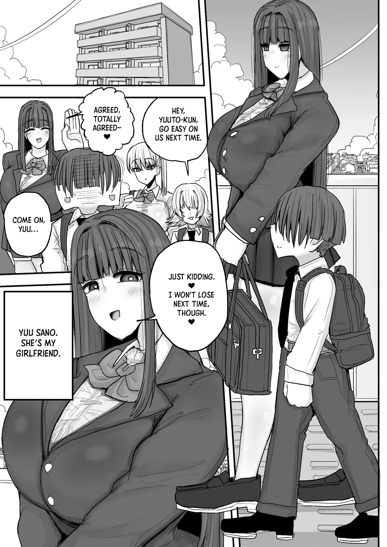 Boku no kanojo wa ue no kai no tsuyo osu ni bokobokoni sa rete NTR re chaimashita｜Taken by the Stud Upstairs: How My Girlfriend Got Stolen page 2 full