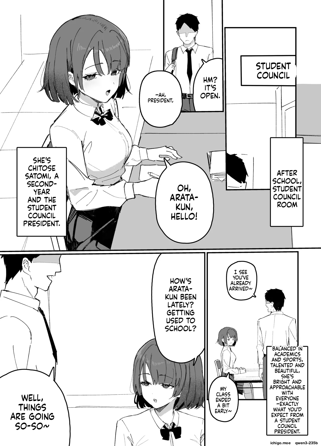 The Altered Student Council page 1 full