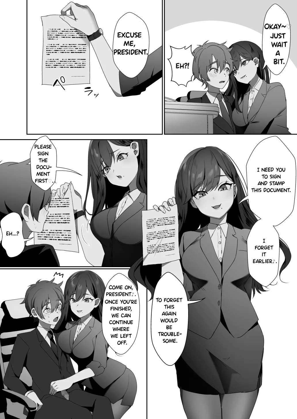 Hiiragi, the president's secretary page 4 full