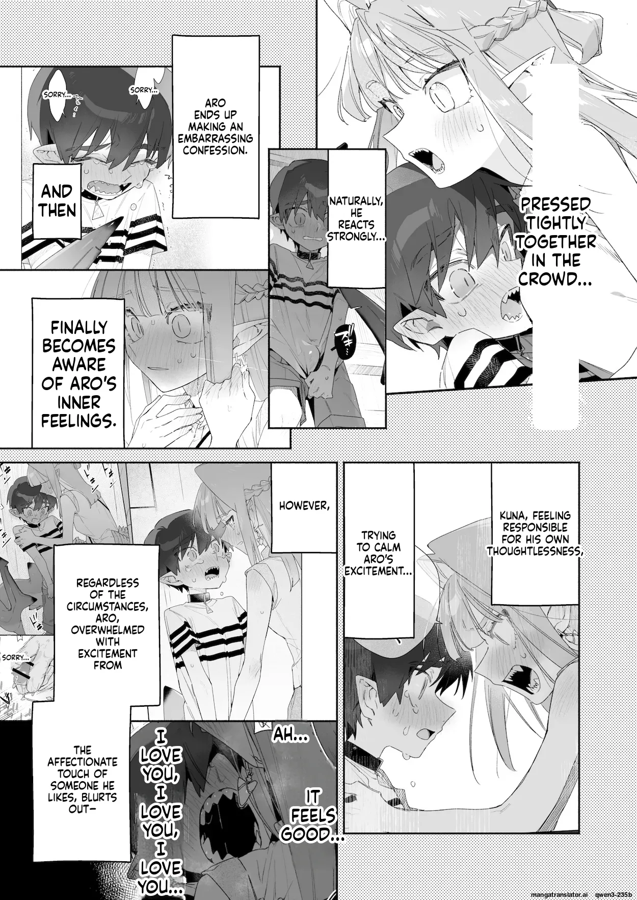 ♂ ga Uke. Wani-chan x Same-kun Kouhen page 4 full