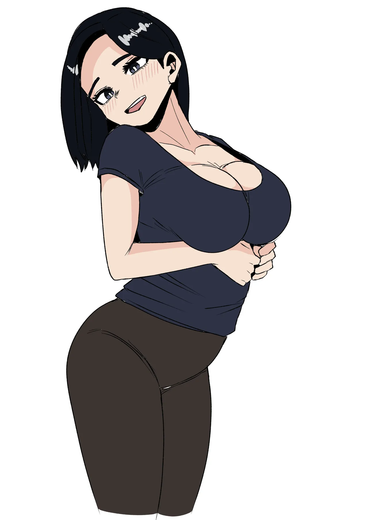 息子からのエッチの誘いを断って悩む母親の話 page 3 full