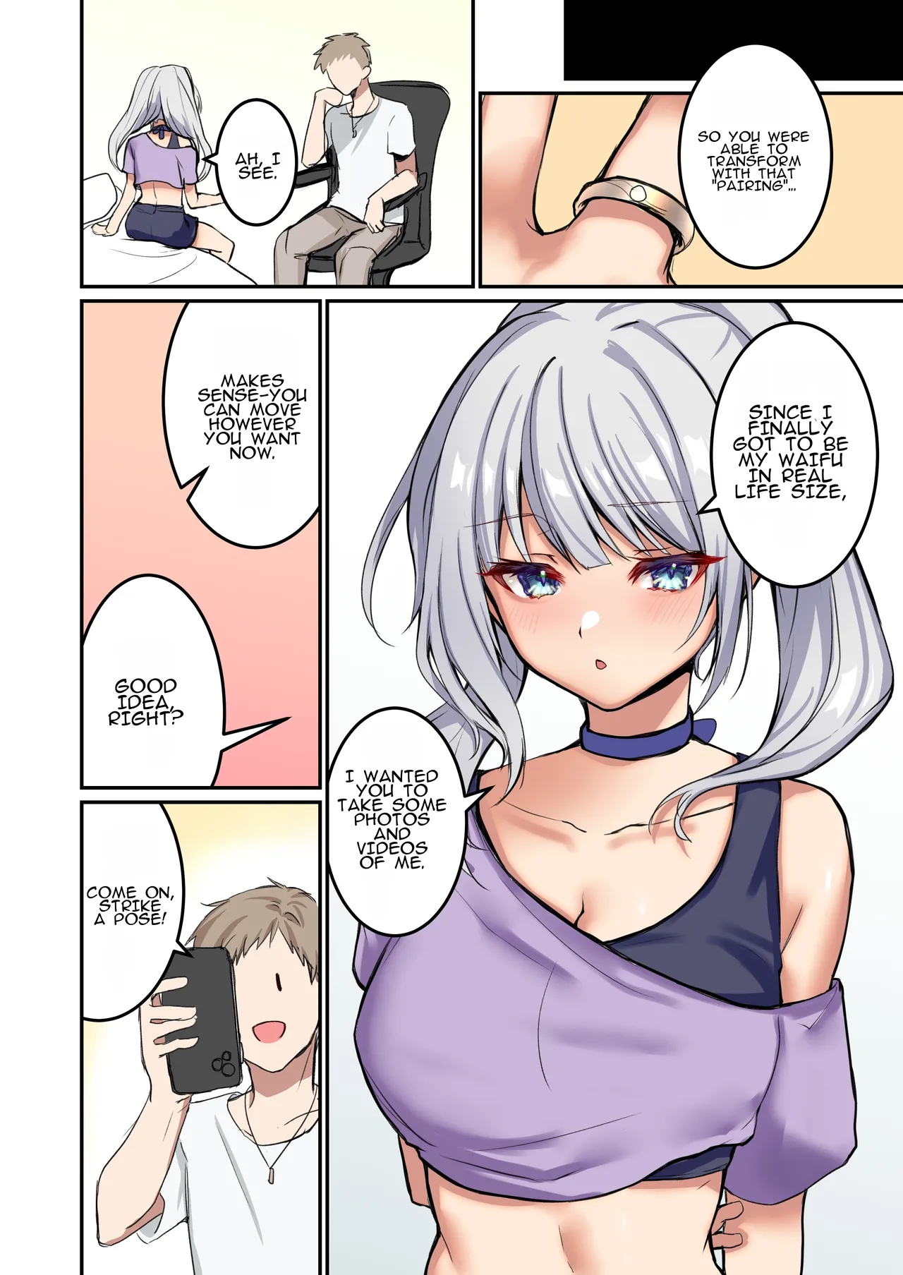 Ore ga Mmae no Yome de Omae ga Orenoyome de ~ Kasutamudouru de Engeiji ~ | I'm Your Wife And You're My Wife ~ Engaged With a Custom Doll ~ page 8 full