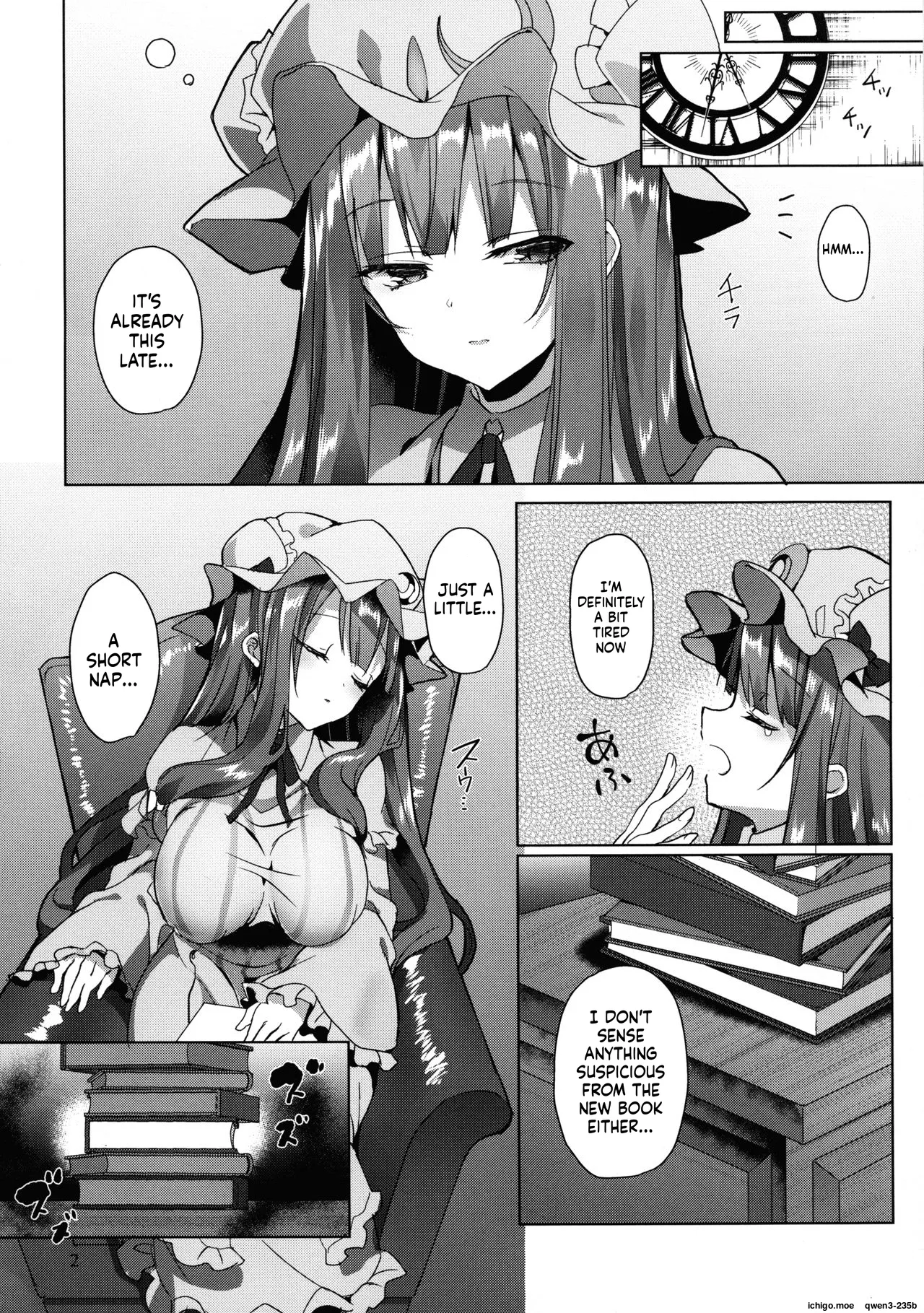 Hon to Shokushu to Daitoshokan page 4 full