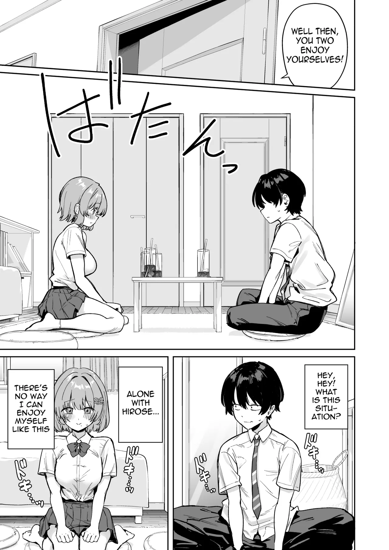 Class de Kakure Ninki no Hirose-san ga Guigui kuru! | Hirose-san, the class's secret crush, is making a bold move! page 8 full