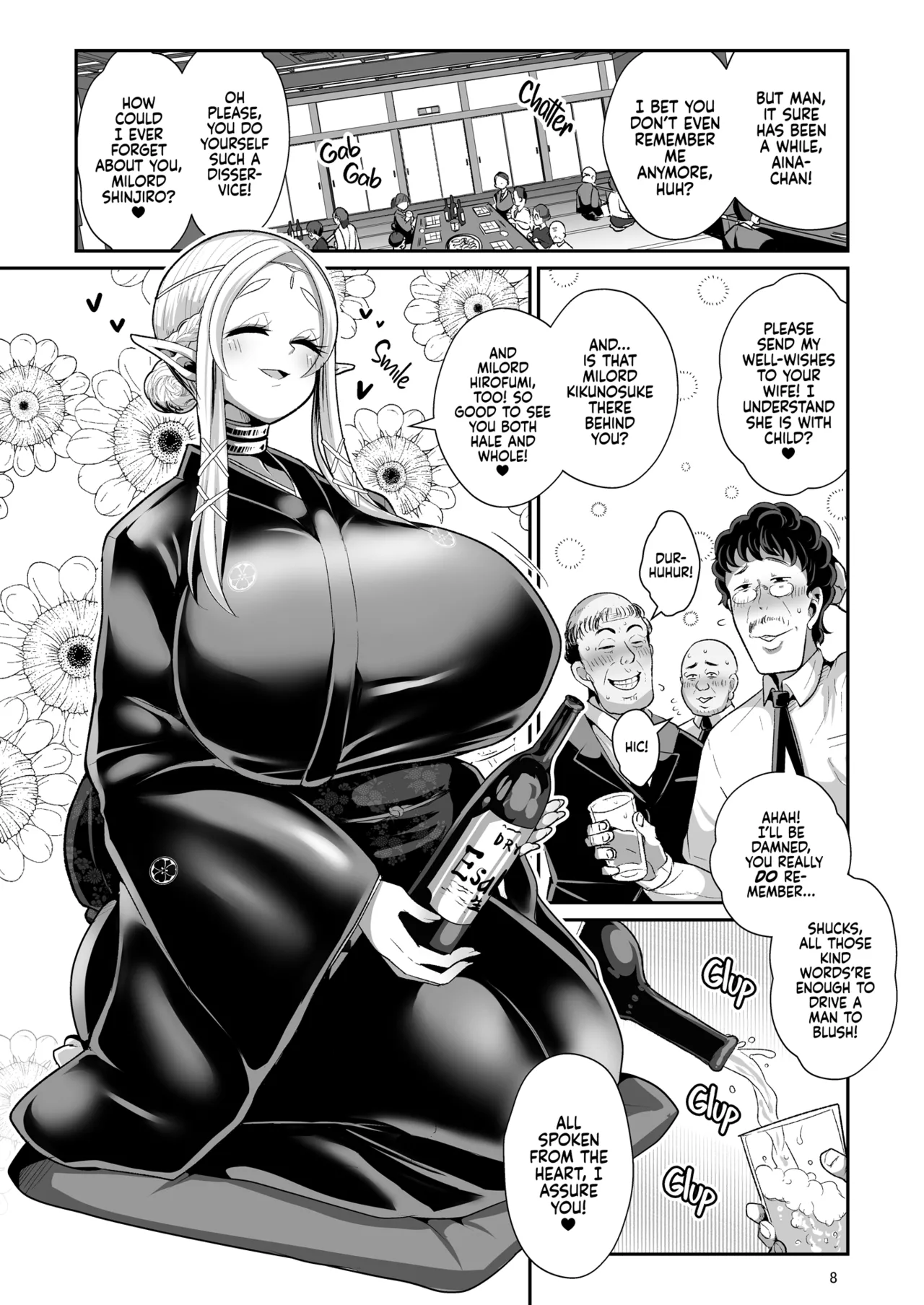 H Seidorei Elf no Souzoku Mondai ni Tsuite ~ Sougi-hen | Machinations of an Elven Concubine Part Two: Funeral page 10 full