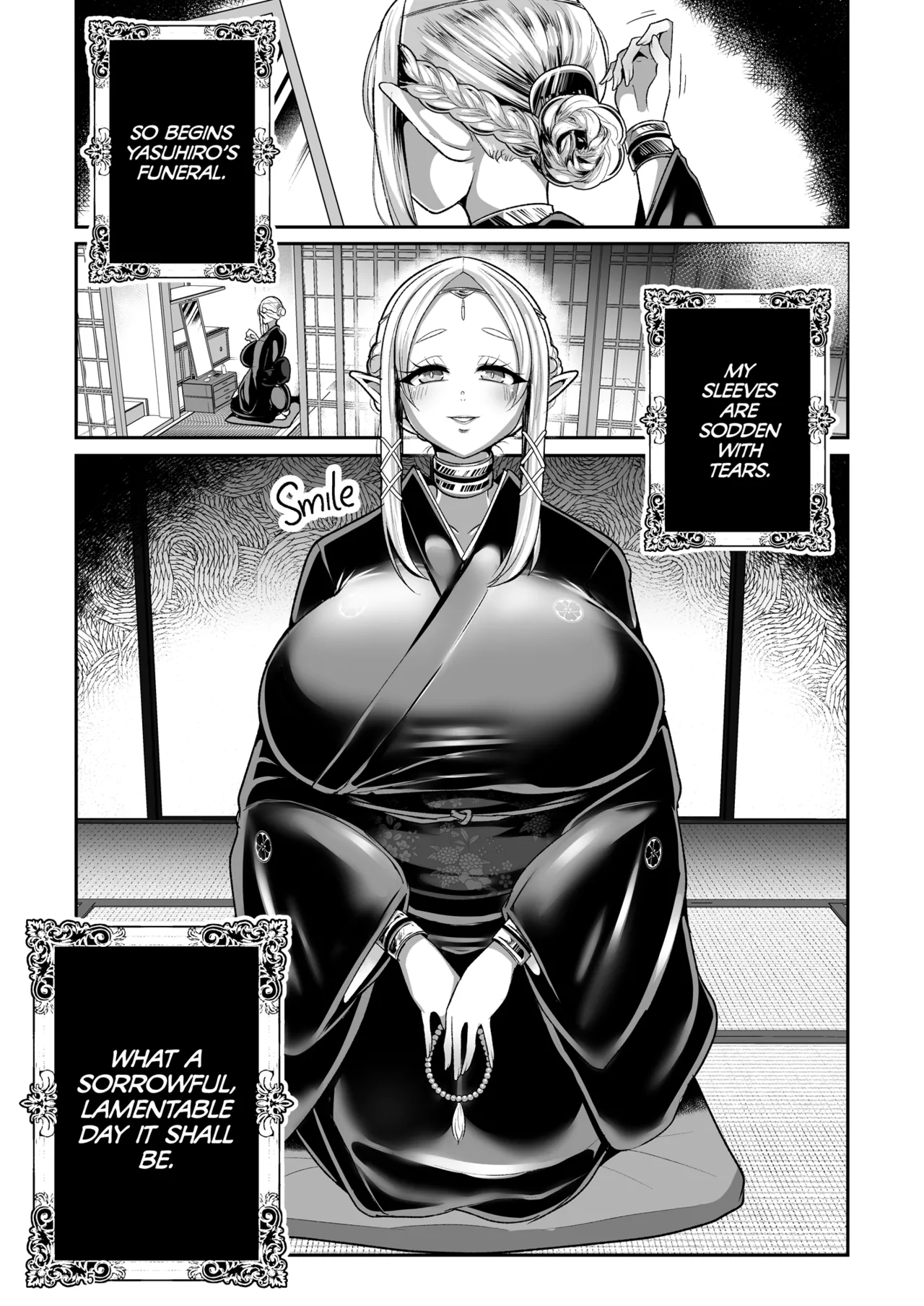 H Seidorei Elf no Souzoku Mondai ni Tsuite ~ Sougi-hen | Machinations of an Elven Concubine Part Two: Funeral page 7 full