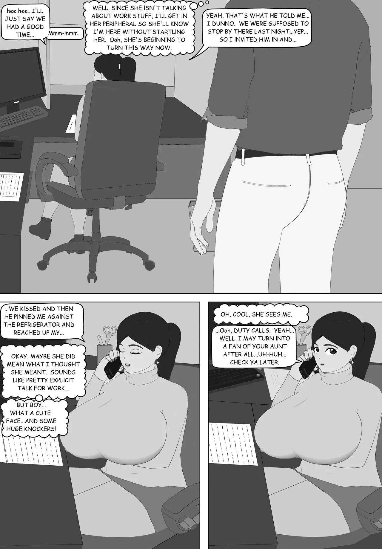 Naughty Business, Chapter 1 "Tim's First Day" page 4 full