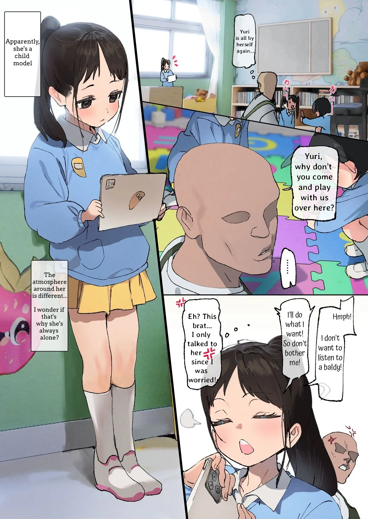 Yuri-chan no Manga page 1 full