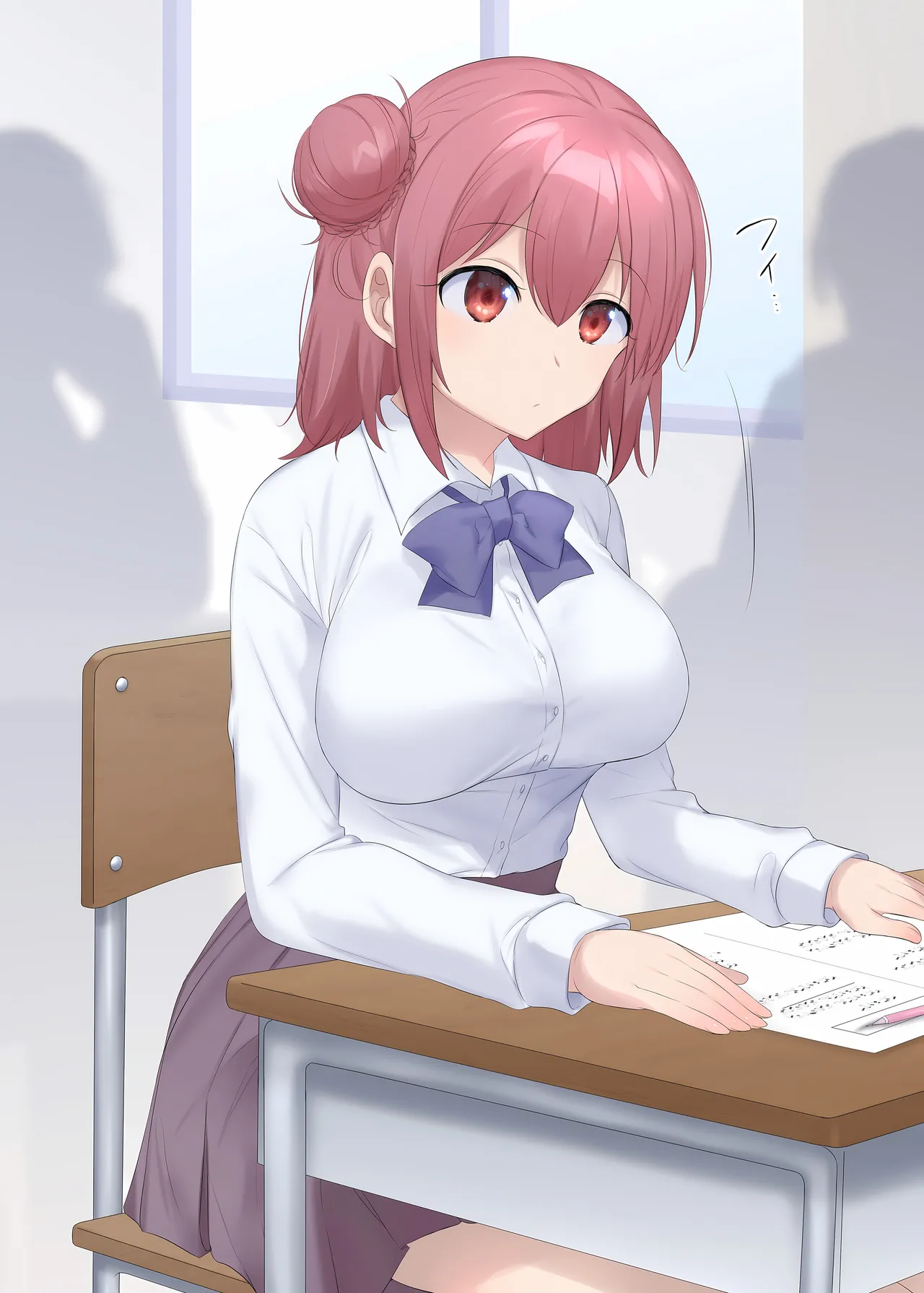 Tesuto-chū ni hyōi sareta onna no ko no…♡ | A Girl Who Got Possessed During a Test…♡ page 6 full