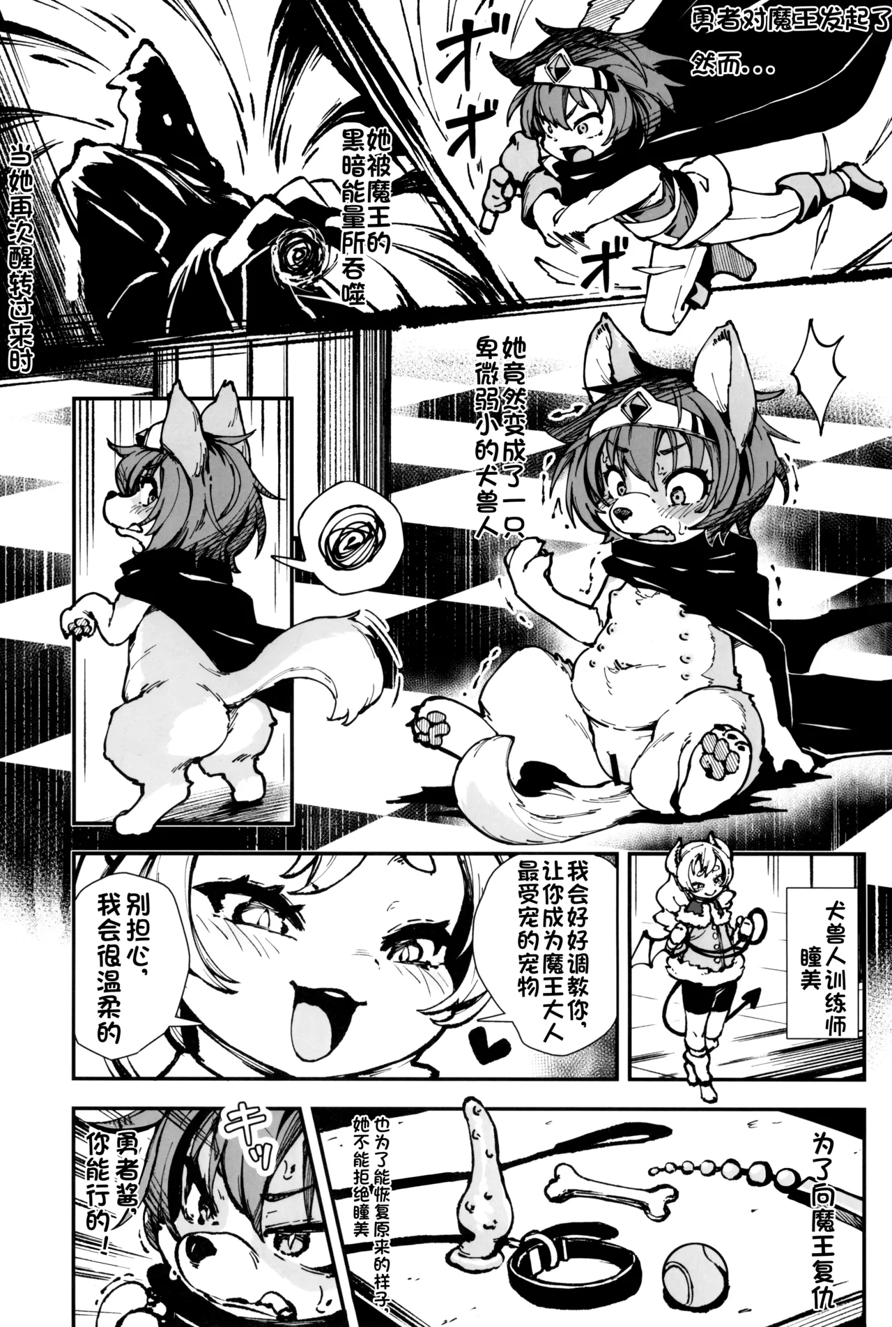 玛雅的魔王城潜入大作战 及 成为魔王宠物的勇者酱 两篇 page 6 full