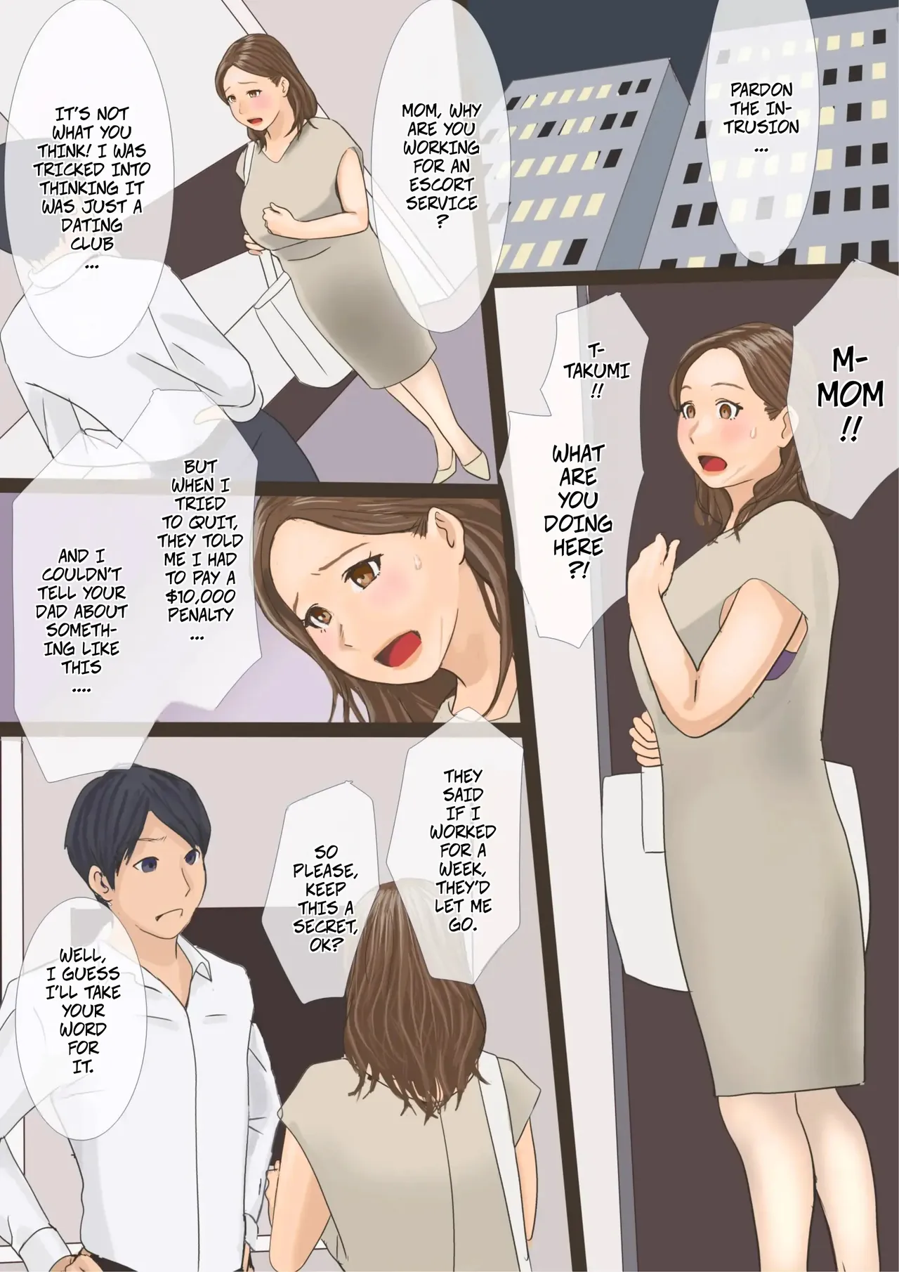 The Call Girl Turned Out To Be My Mom So I Decided To Tame Her -- DeliHeal Yondara Haha datta node Sono Mama Kai Nagasu Koto ni Shita Hen page 3 full