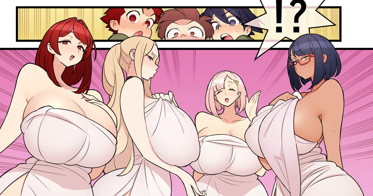 （核座頭）「許嫁学園FILE：03 おまけ『みんなで混浴』編」 page 1 full