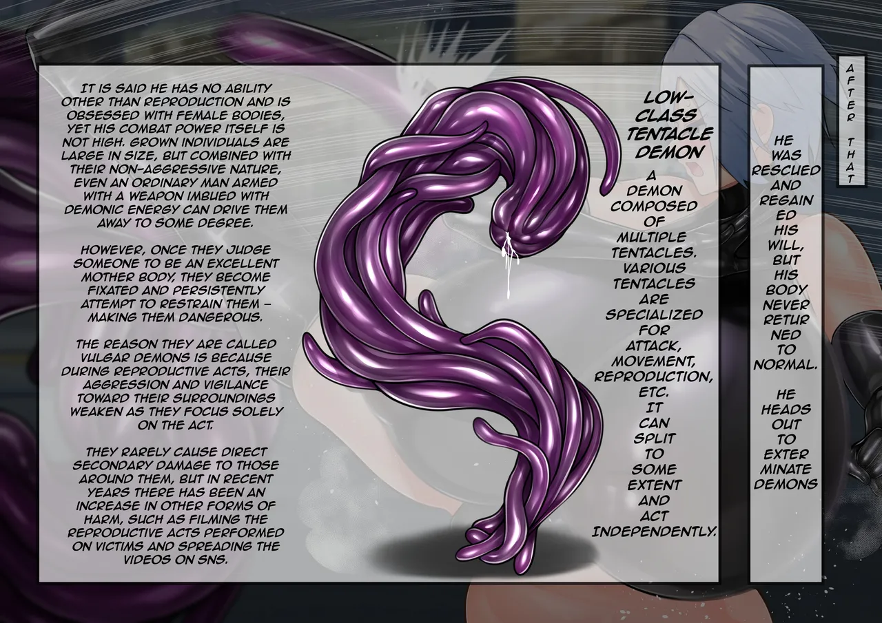 A guy who gets gender-swapped by a jellyfish demon. page 6 full