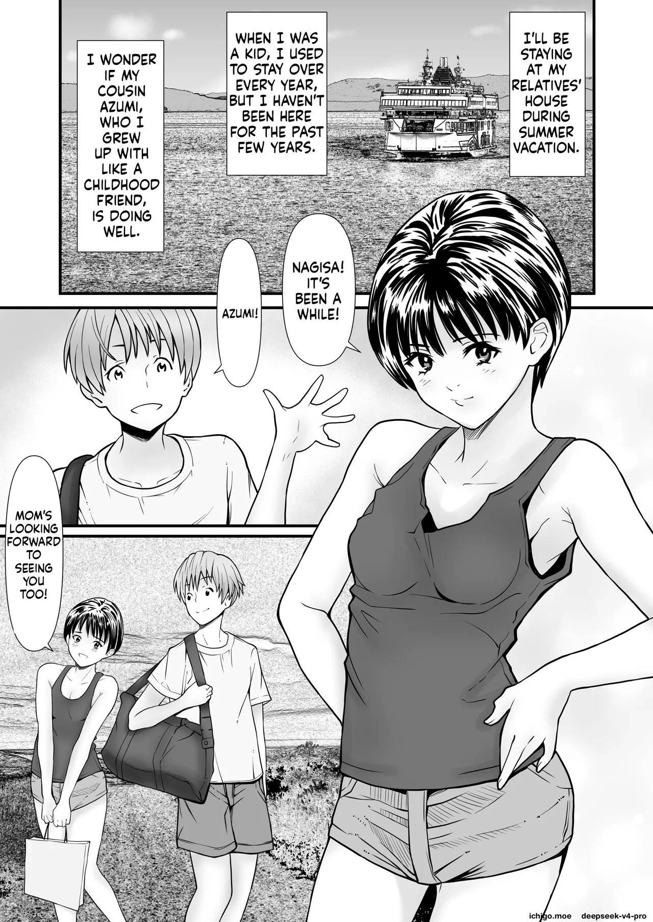 Itoko to Oba to Kinshin Haramase Vacance ~Haitoku no Oyako Double Ninshin~ page 4 full