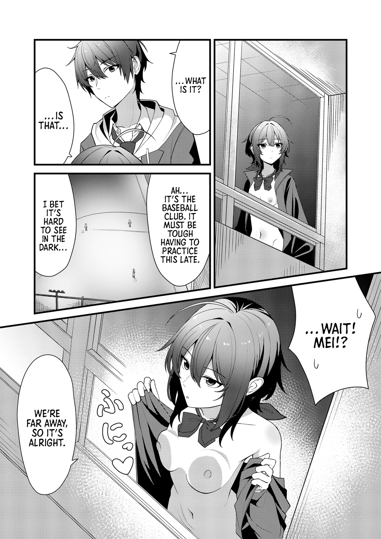 Sunaode kuuru nakimi ga suki koonai roshutsu-hen | I Like How Cool and Honest You Are: School Exhibitionism Chapter page 9 full