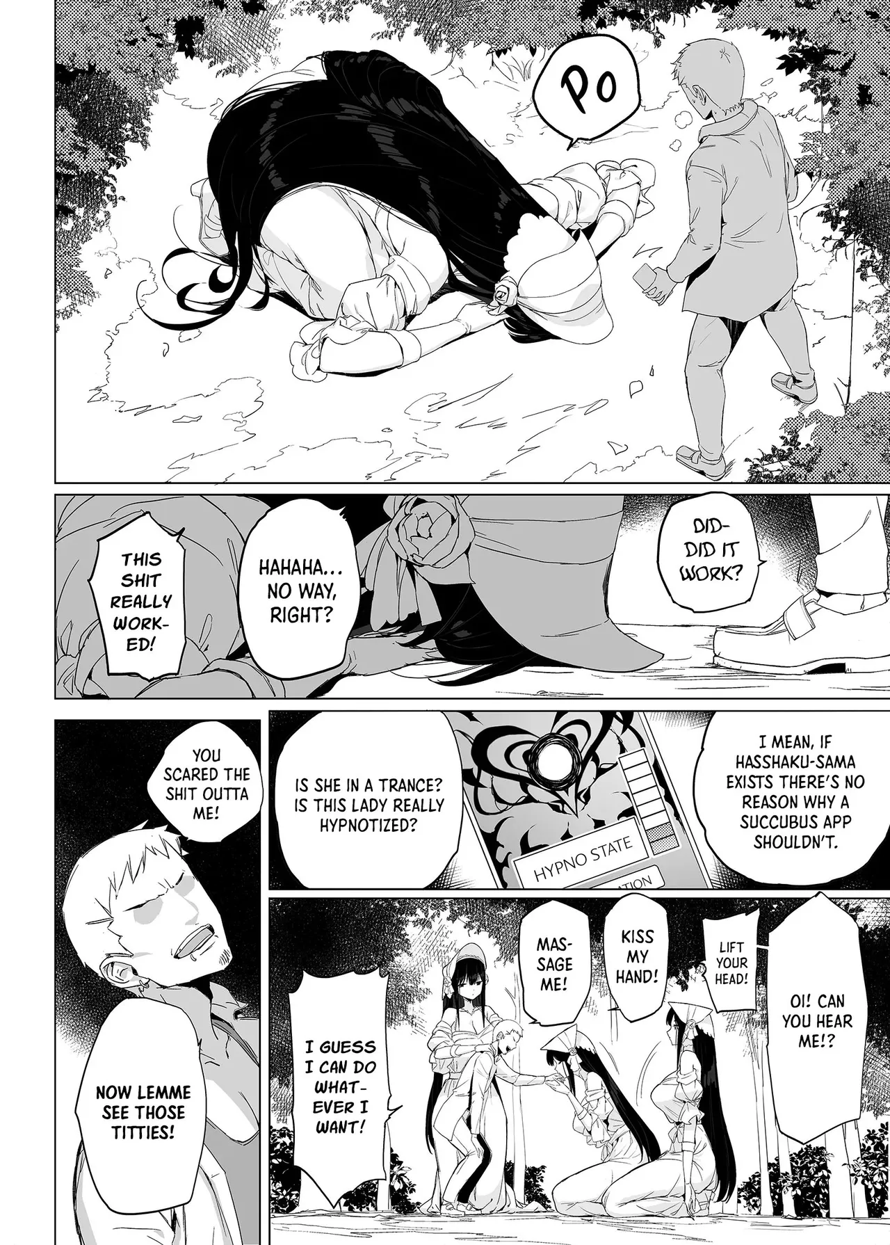 Even Hasshaku-Sama is Affected by the Legendary Succubus App page 8 full