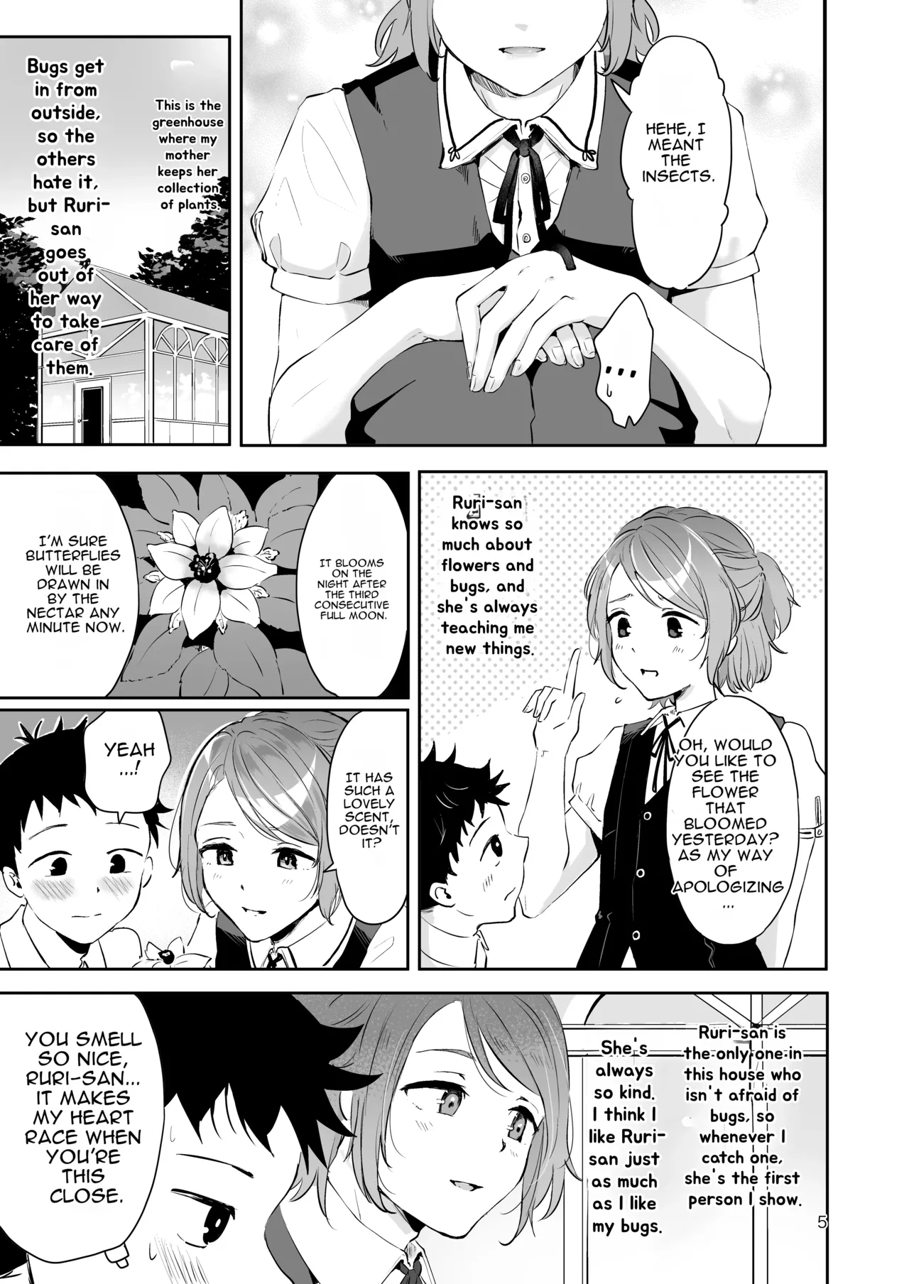 The Servant Boy and the Young Master's First Ejaculation Sex: 'The Secret Garden' page 4 full