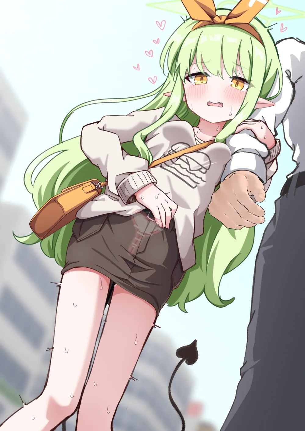 ヒカリとデート中に服を汚さないように子宮に射精した話 page 8 full