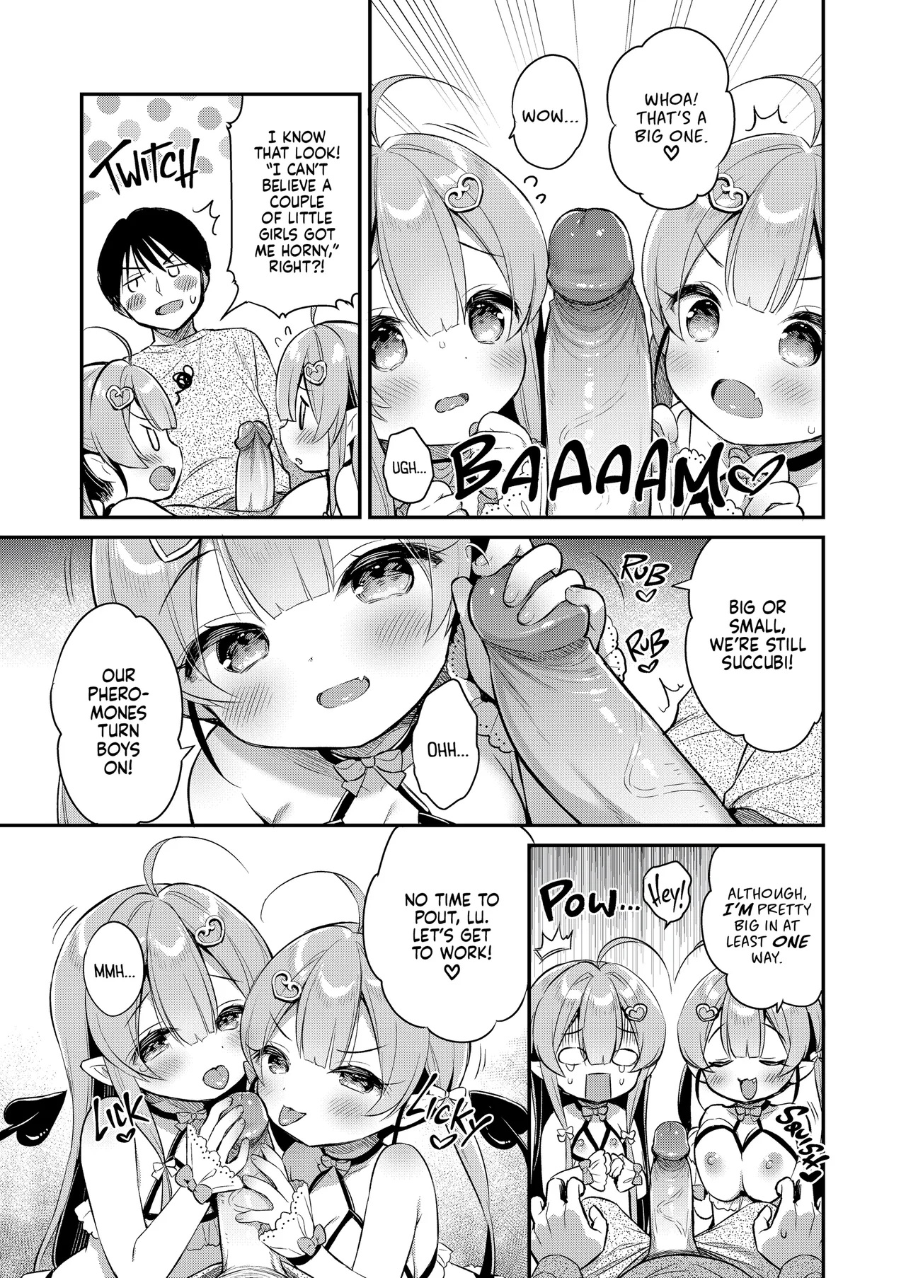 Totsugeki Futago Succubus-chan | Attack of the Succubus Sisters page 4 full