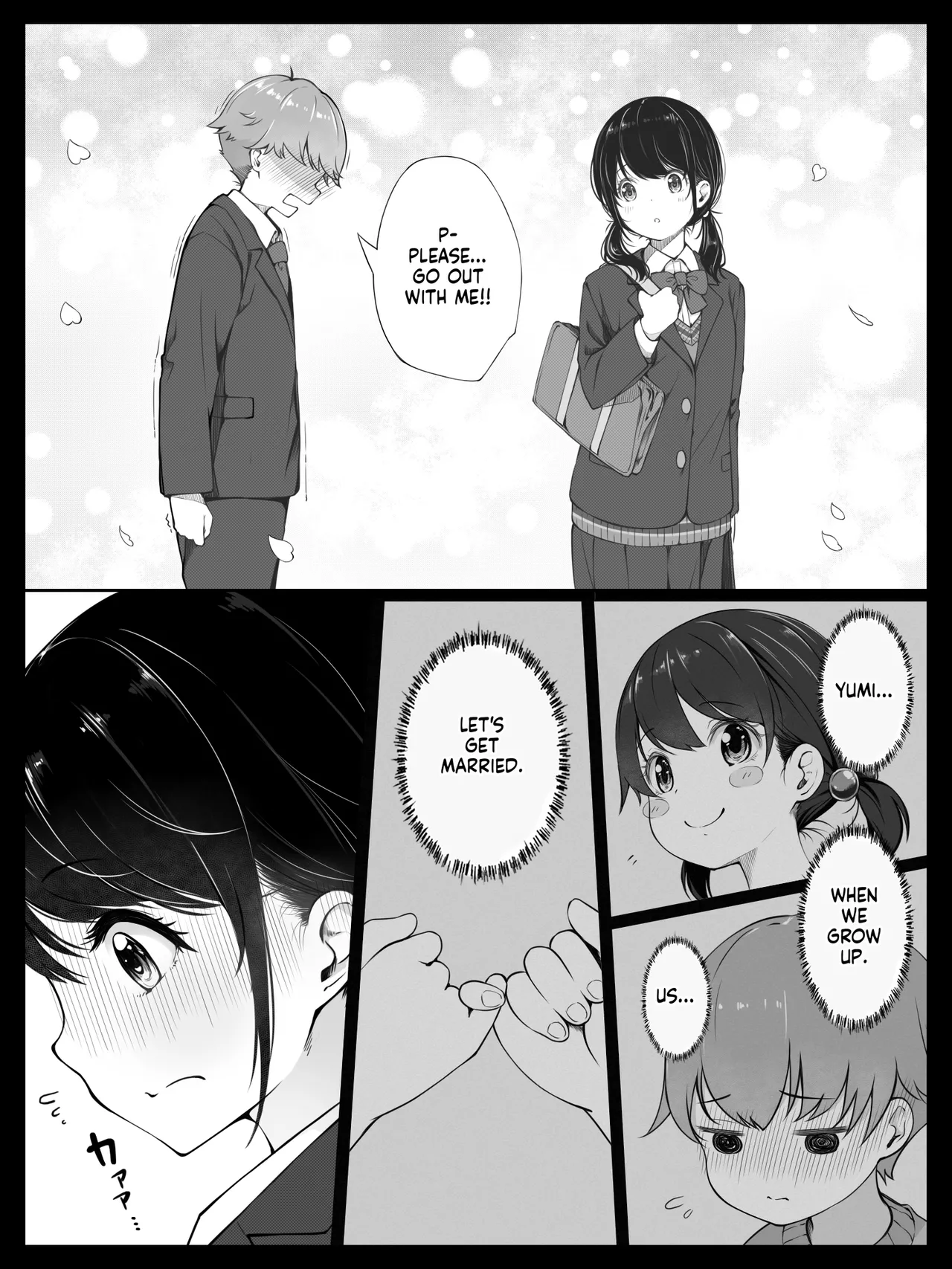 Osananajimi no Yumi-chan wa Boku ga Neteiru Aida ni Giri no Onii-san ni Okasaremashita page 3 full