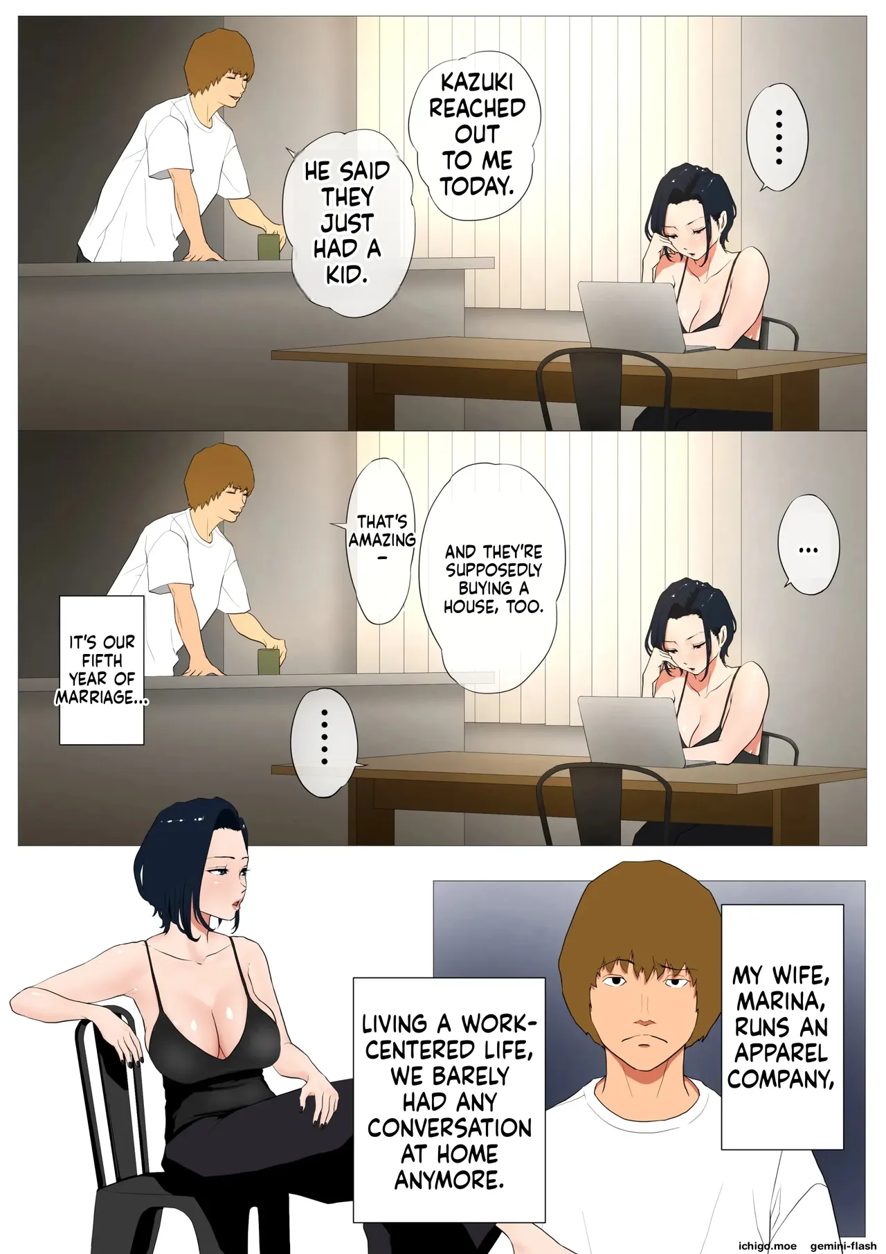 Tsuma no Kako ~Apparel-kei Cool Zuma no Kekkon Mae~ page 3 full