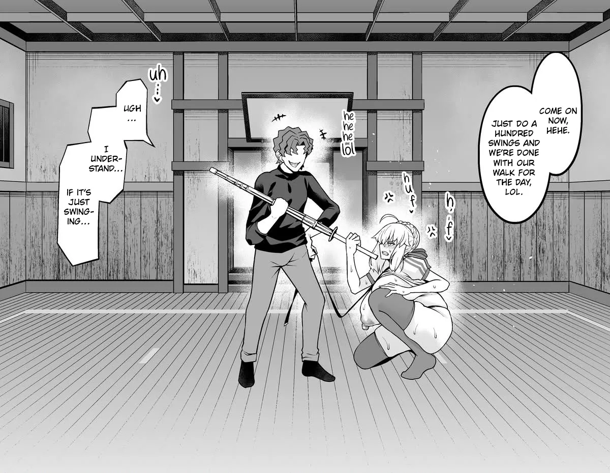 Arutoria, Shinji to yoru no sanpo❤ - Artoria and Shinjis nightwalk ♥ page 5 full