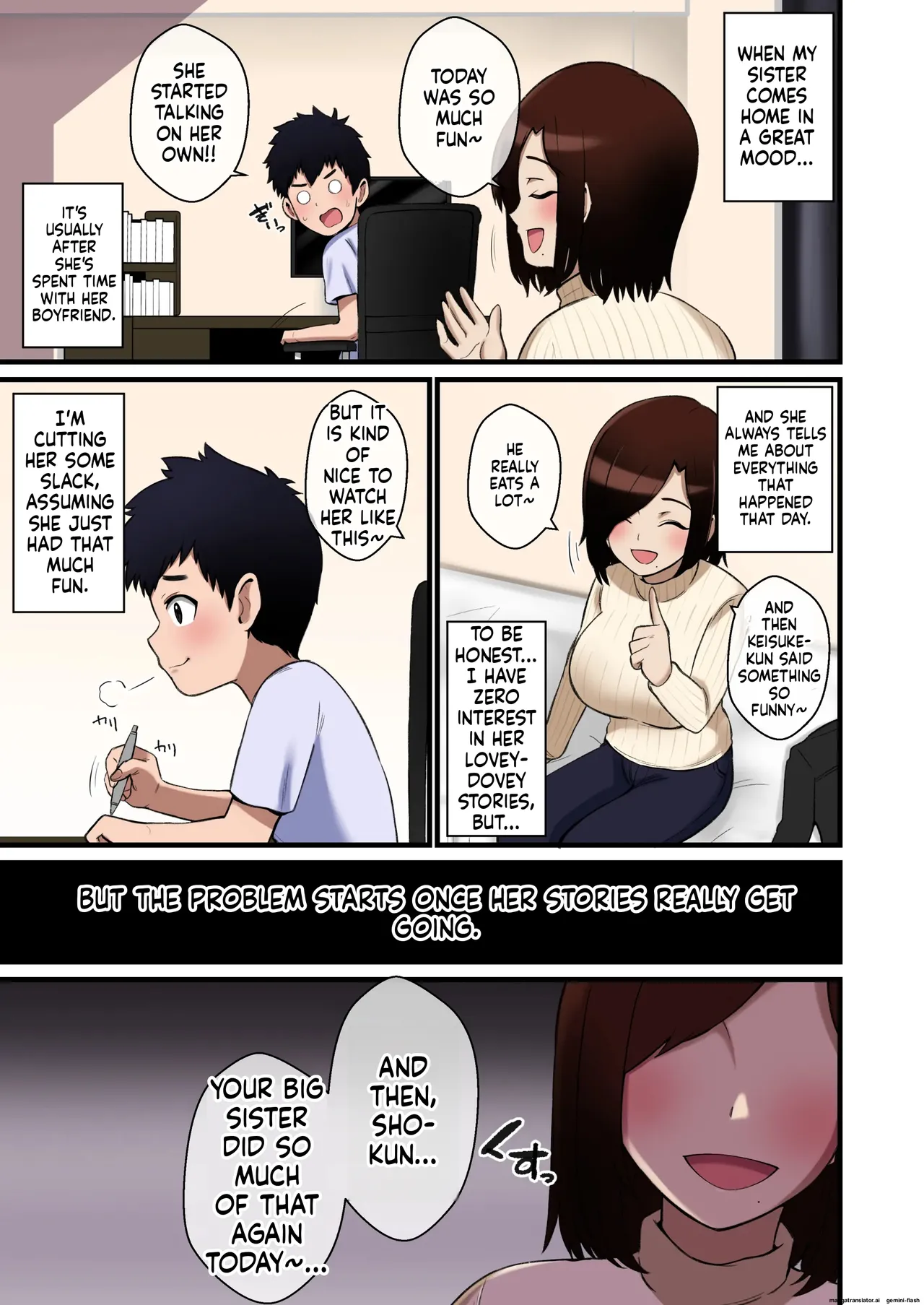 Paizuri Hokoku o Shitekuru Ane page 4 full