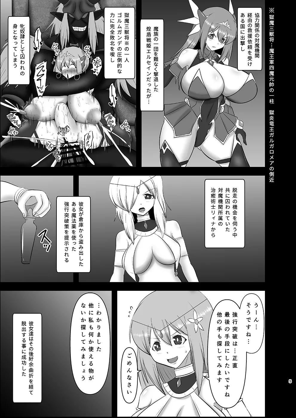 煌盾戦姫エルセイン 堕肉嘲罰&intermission page 5 full