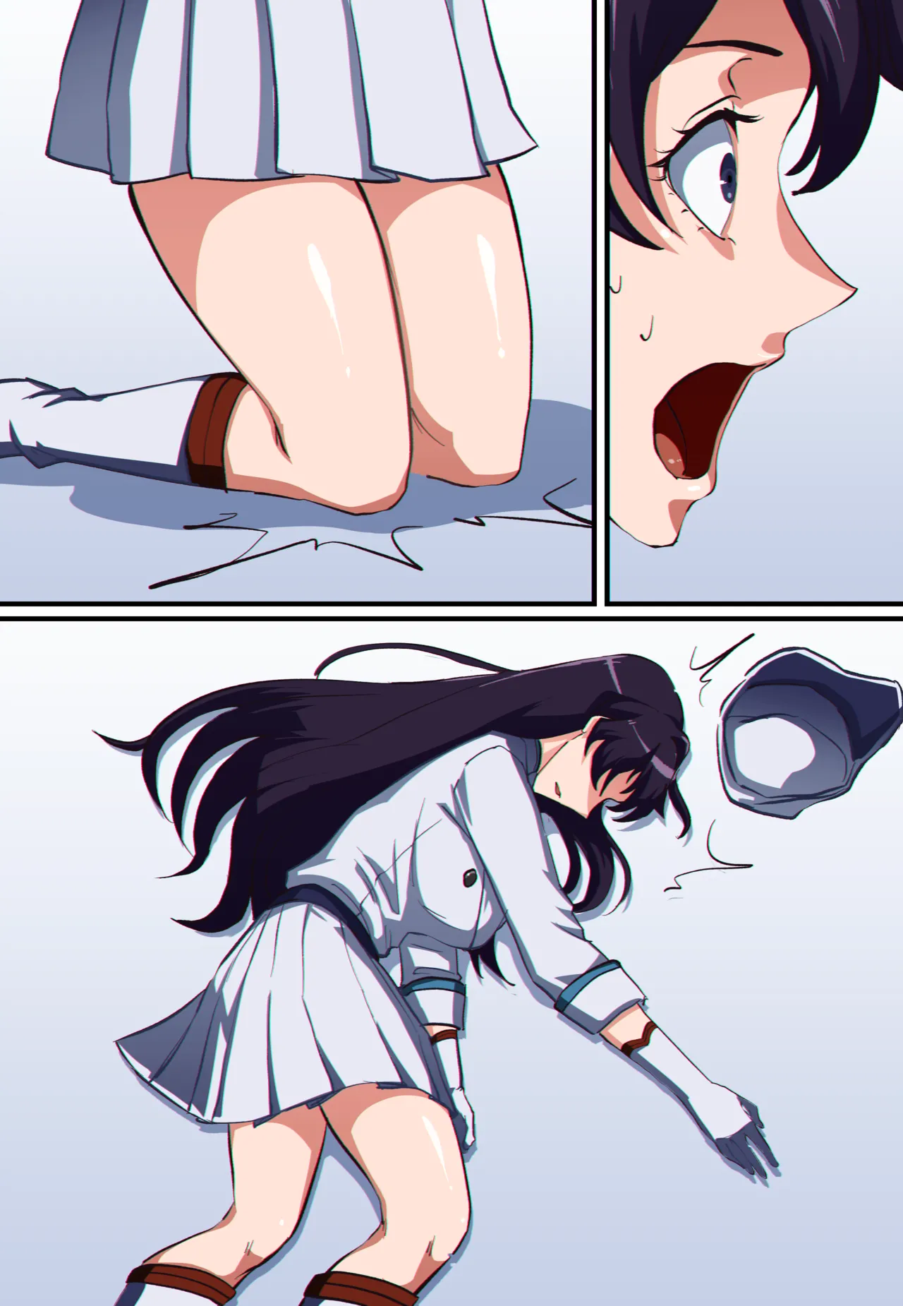 BLEACH Bambietta ＆ Orihime Inoue Possession | 全彩无声漫画 境·界 憑依 邦比爱塔 ＆ 井上织姬 page 5 full