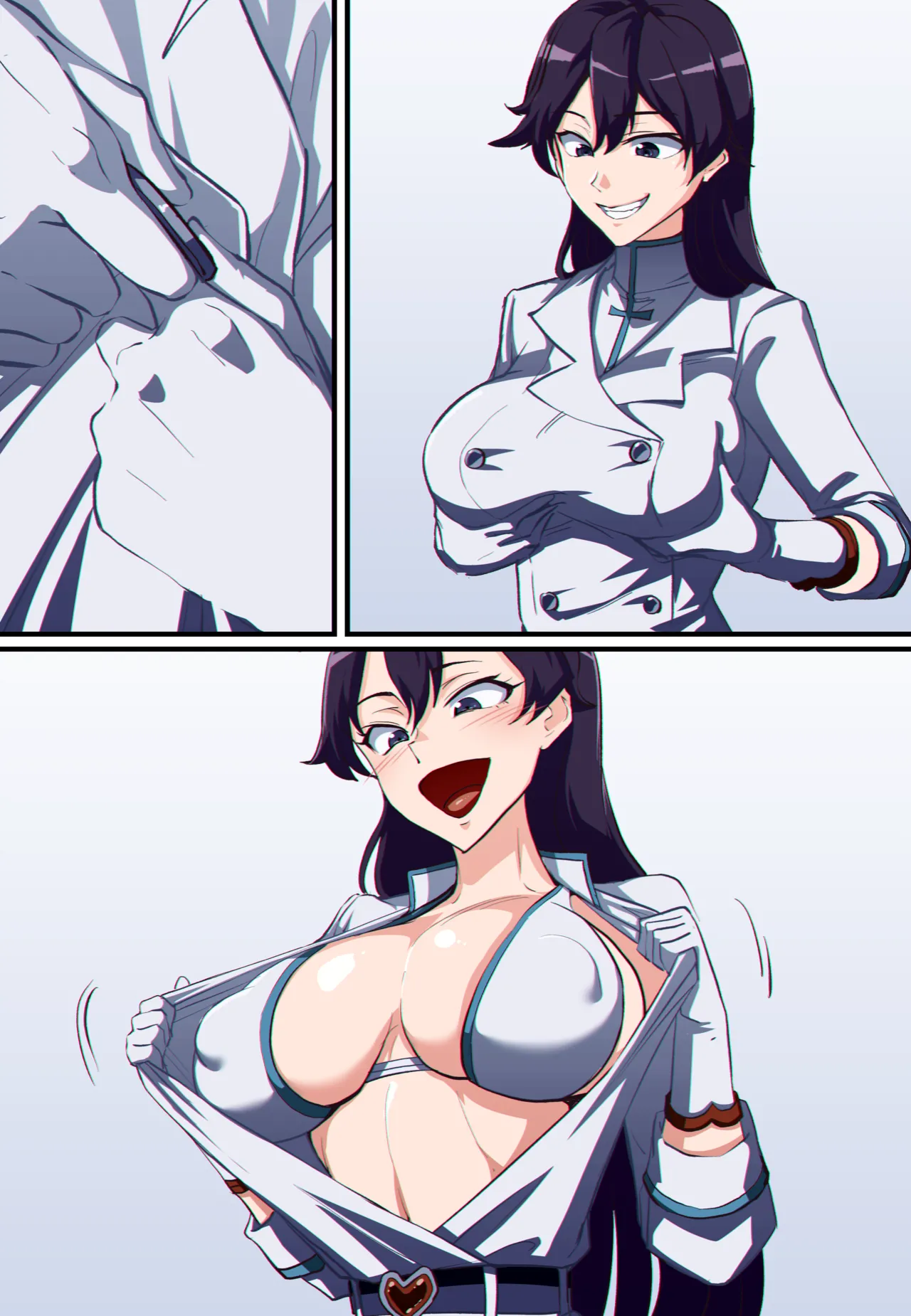 BLEACH Bambietta ＆ Orihime Inoue Possession | 全彩无声漫画 境·界 憑依 邦比爱塔 ＆ 井上织姬 page 7 full
