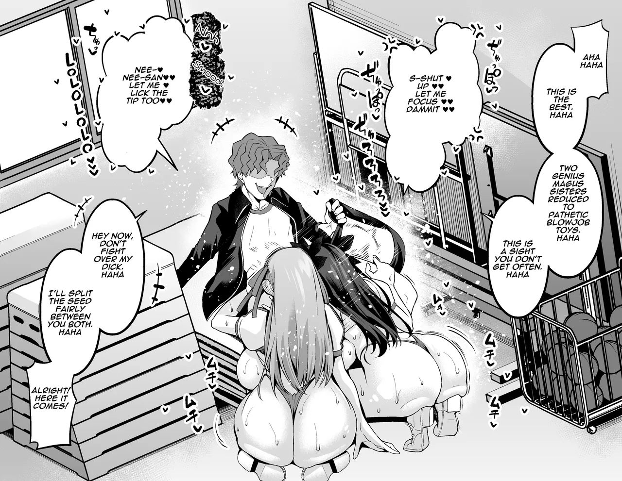 Rinto sakura, taiiku sōko ni yobidasa reru…❤ | Rin and Sakura are called to the gym storage room...❤ page 8 full