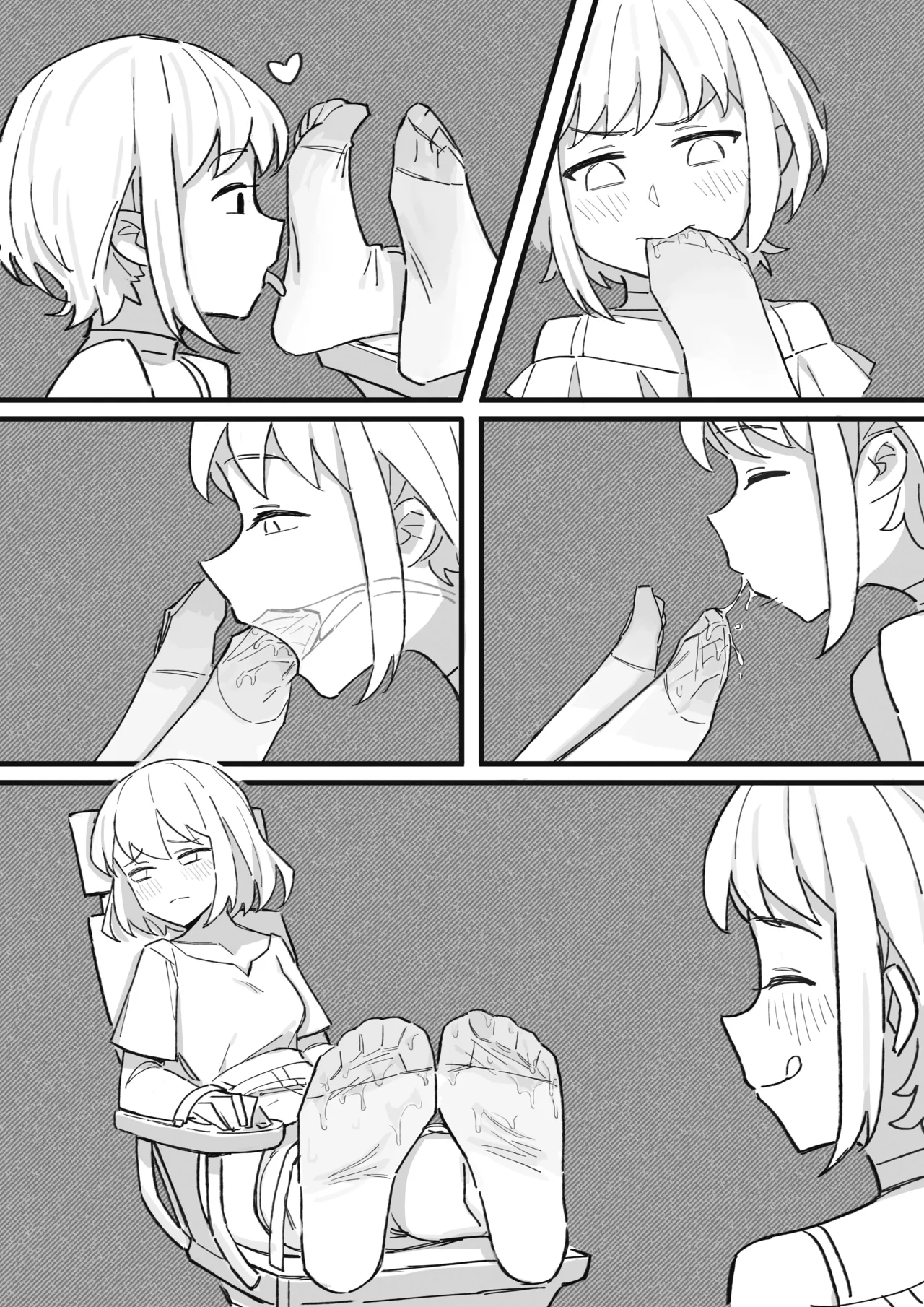 Chuhua x Miaomeng - Foot Fetish TK Short Comic page 10 full