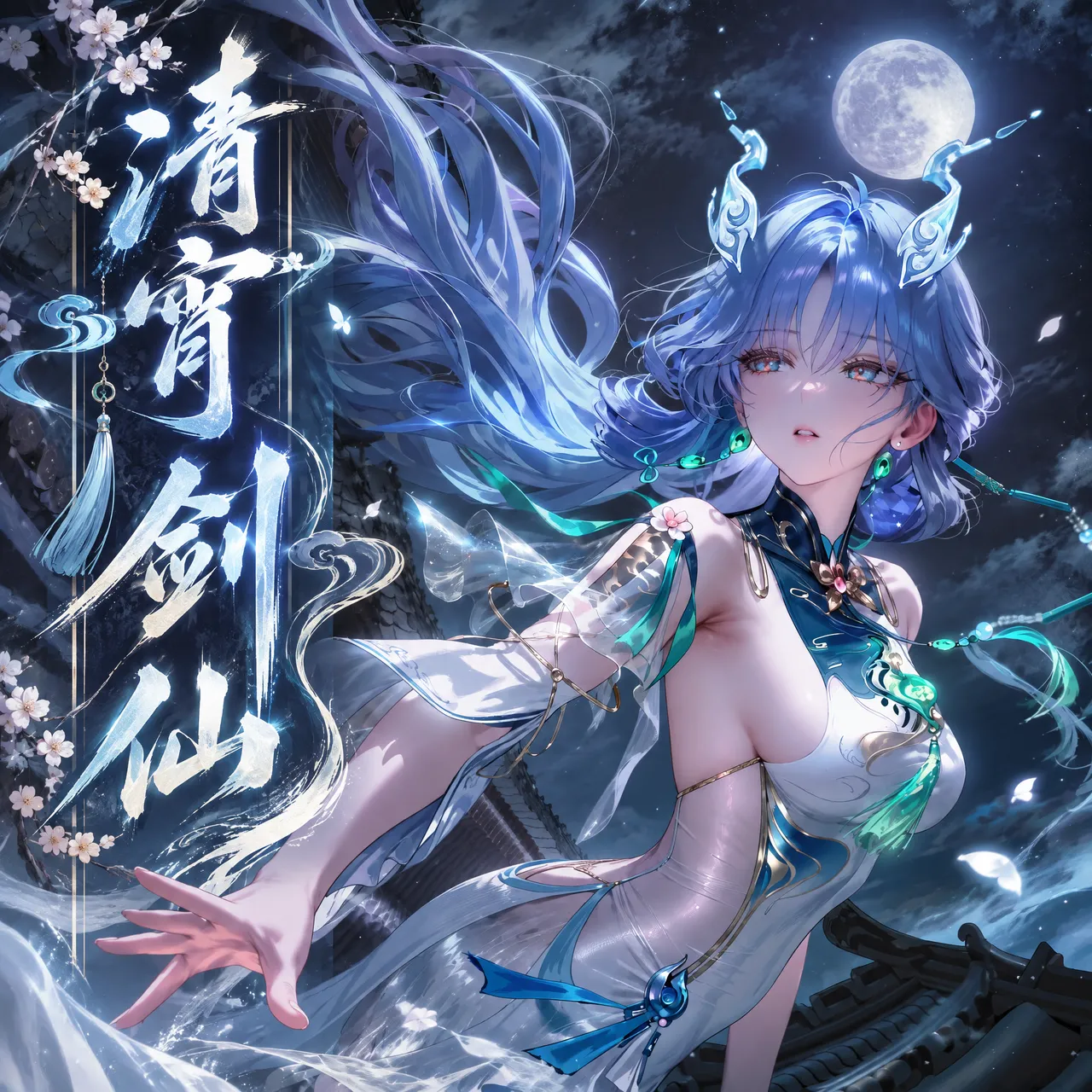 【青山大帝】清宵｜剑仙 一 page 1 full
