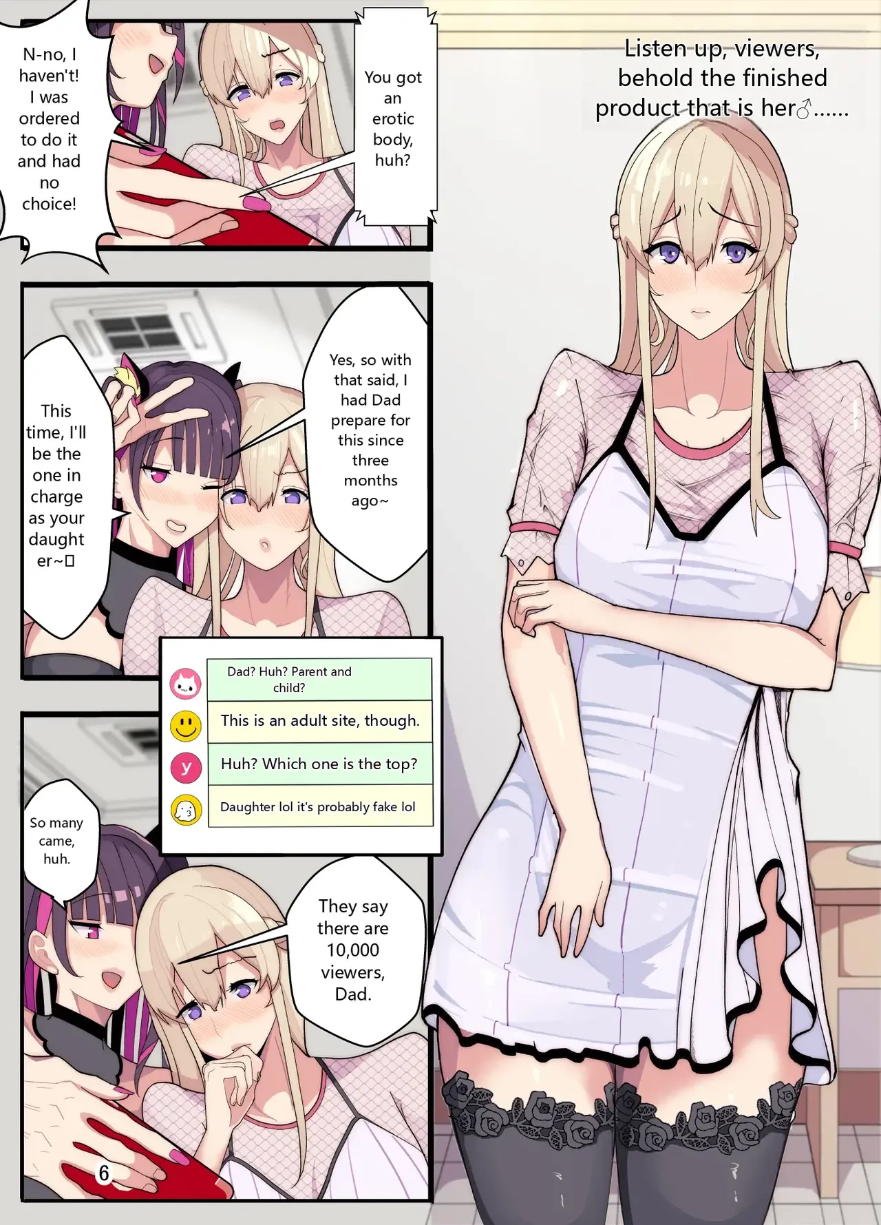 The Story of How I Tried to Save My Wife and Daughter, Only to Be Forced to Dress in Women's Clothes and Raped page 7 full
