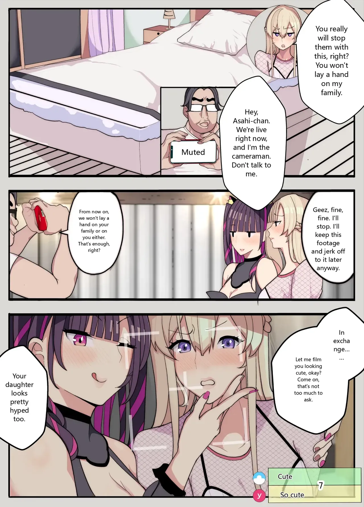 The Story of How I Tried to Save My Wife and Daughter, Only to Be Forced to Dress in Women's Clothes and Raped page 8 full