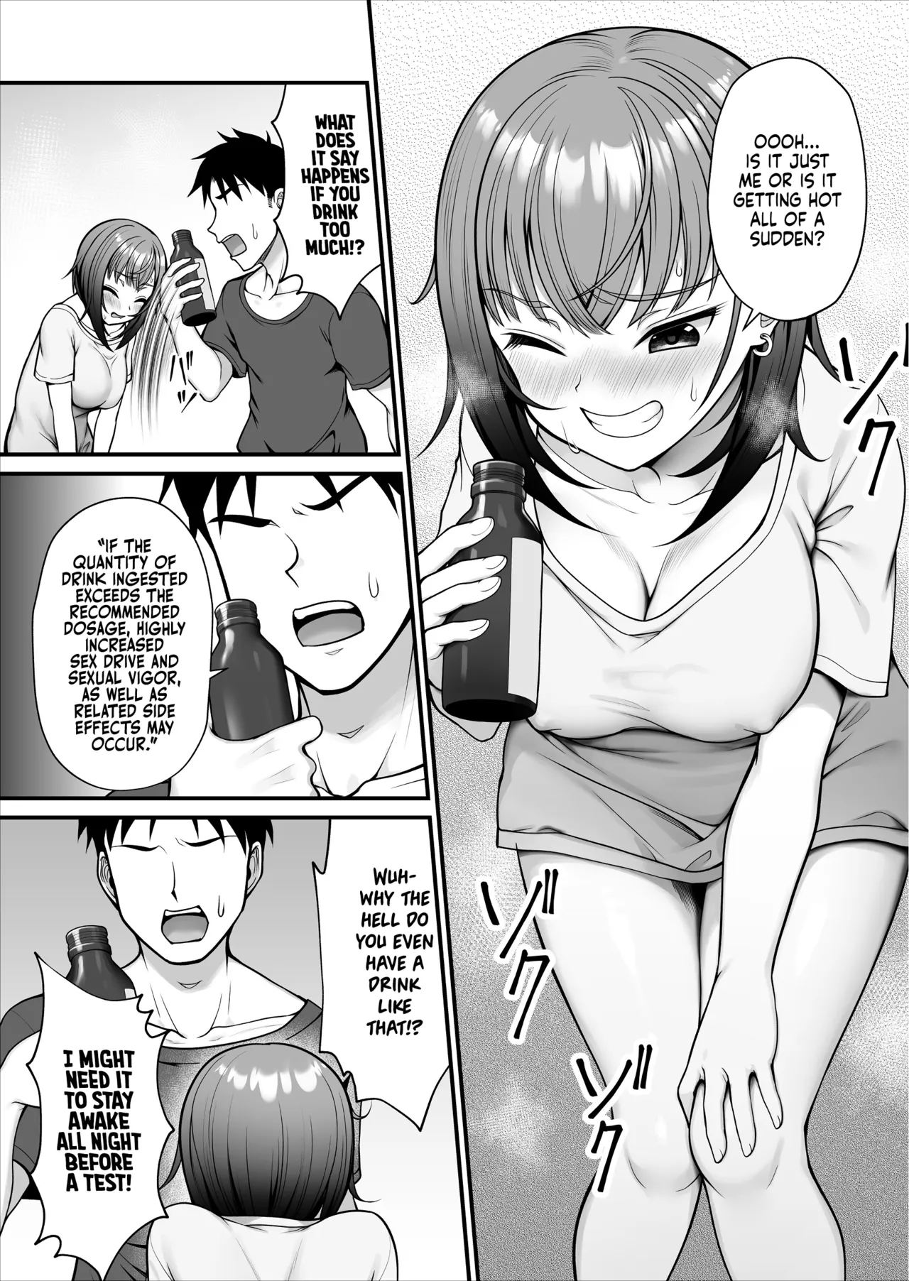 Ayashii Drink o Nonde Hatsujou shita Ane ga Inran sugiru | My Big Sister Drank a Sus Energy Drink and Got Way Too Horny! page 6 full
