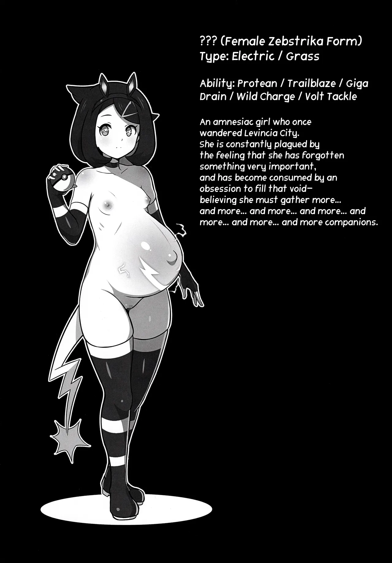 ♀ Zebstrika Field Guide Lumiose City/Paldea Compilation page 10 full