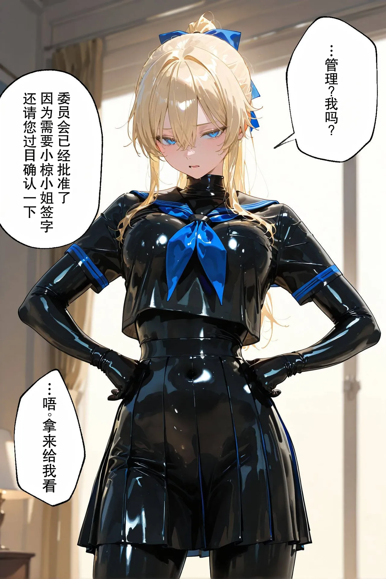 【わからせ週間】月曜日のラバースーツ密閉＆絶頂編｜護謨学院 page 4 full