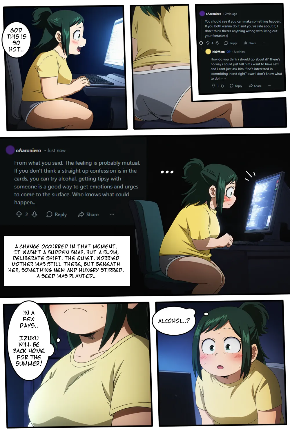 Midoriya Mother Lust page 9 full