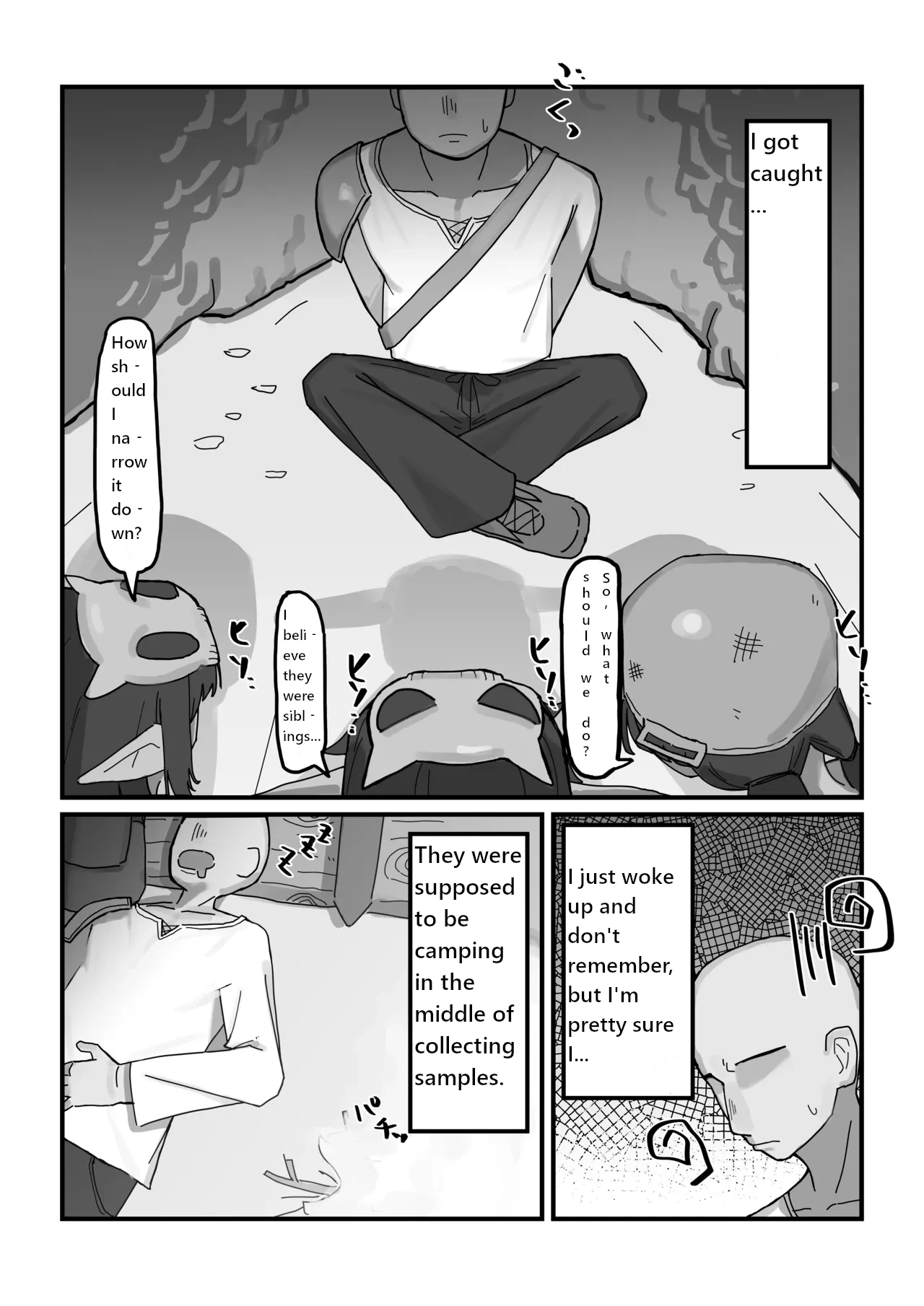 Female Goblin vs. Low-Level Weak Old Man Adventurer page 2 full