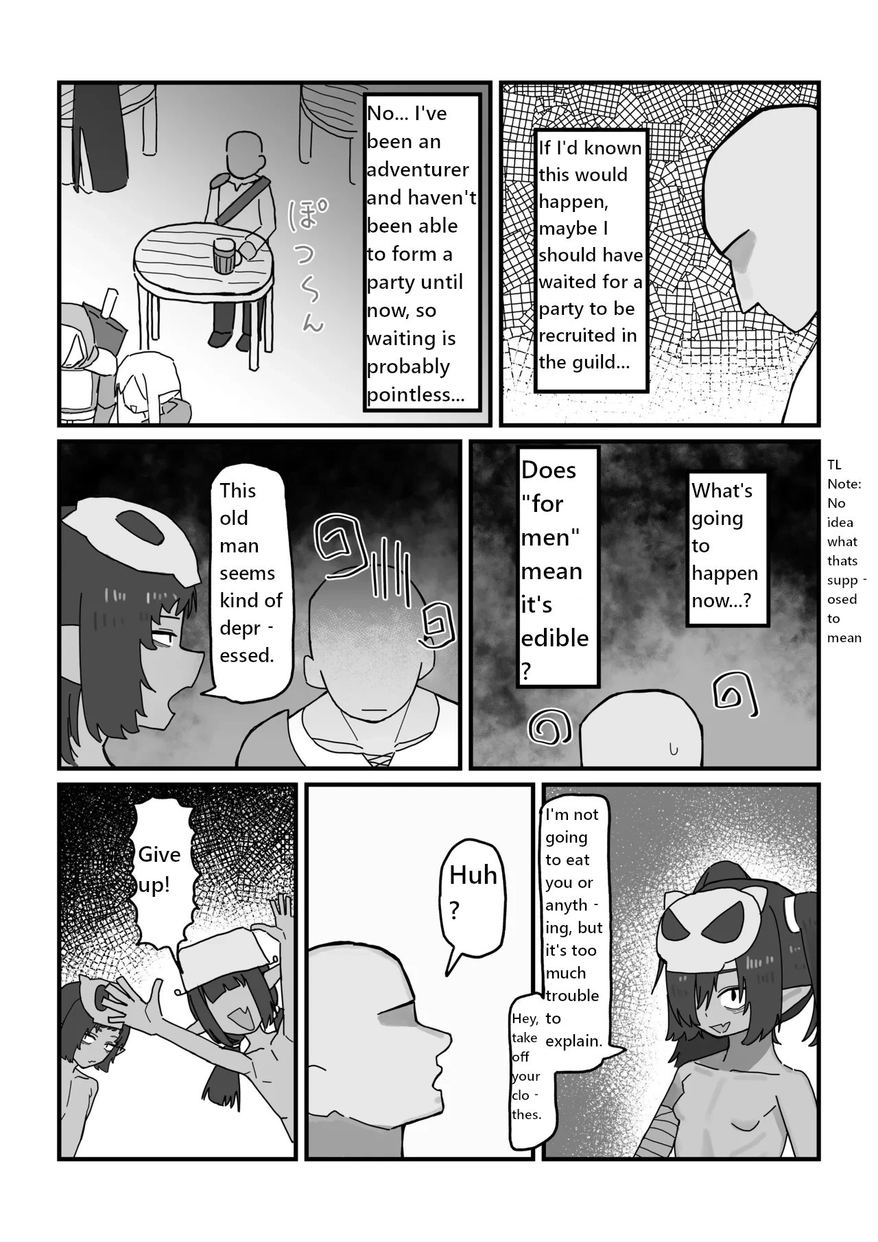 Female Goblin vs. Low-Level Weak Old Man Adventurer page 5 full