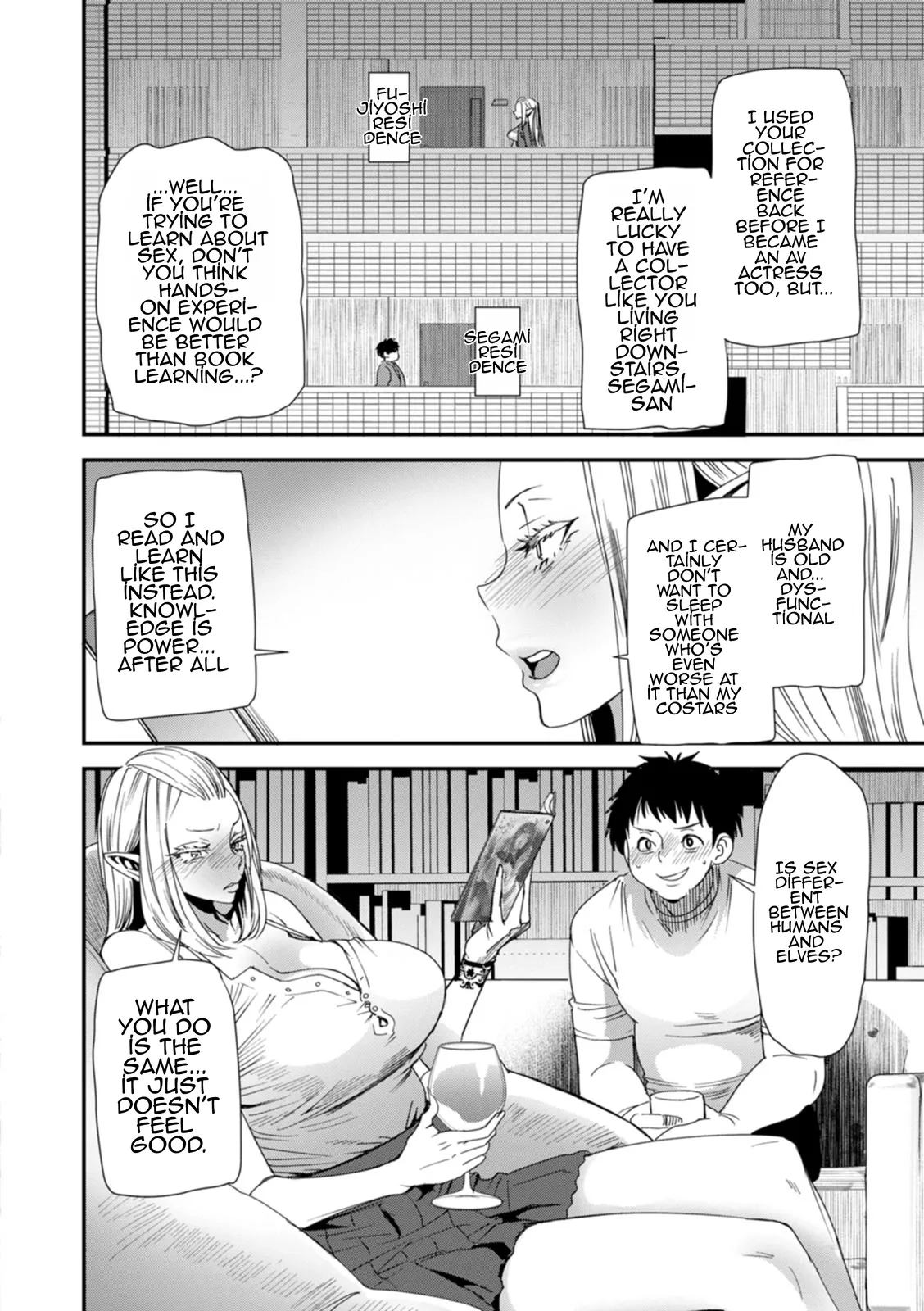 Does the Married Elf Who Made Her AV Debut Dream of a Genuine Orgasm Chapter 1 page 9 full